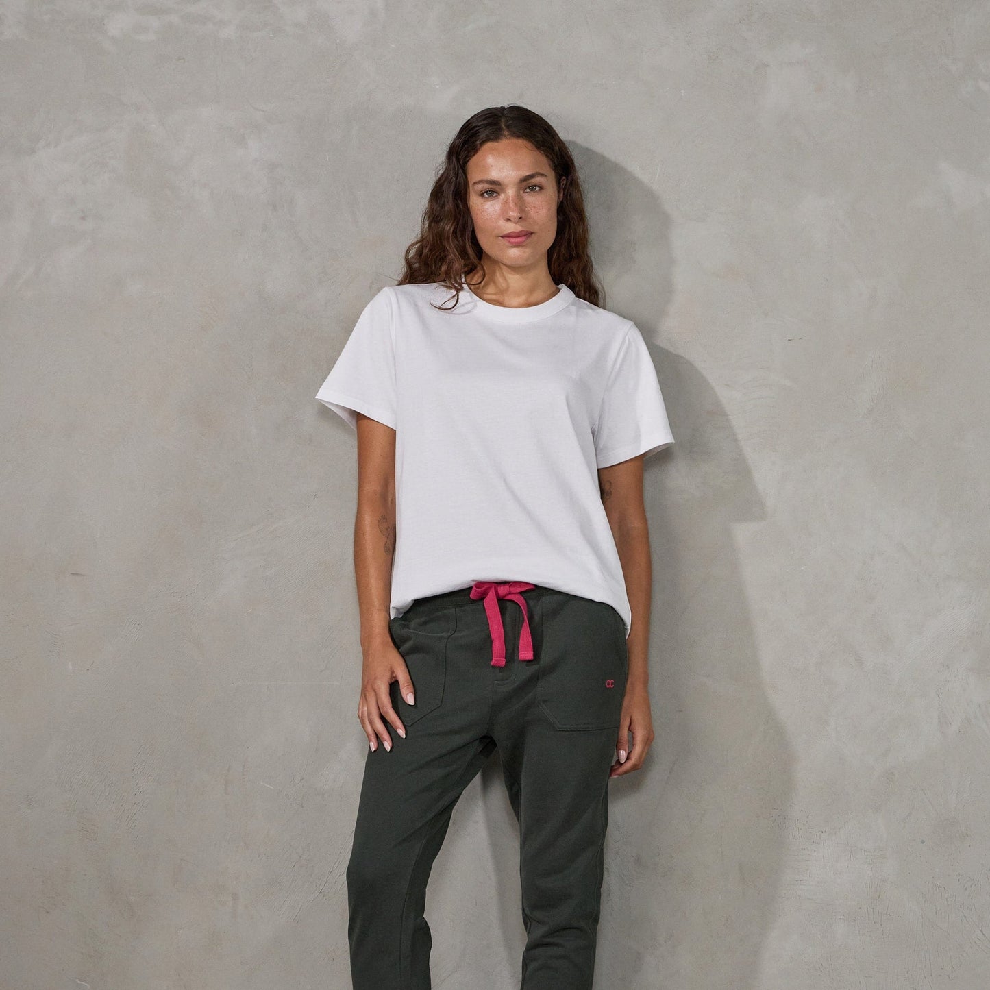 Boyfriend Tee White Tee Shirt Organic Crew