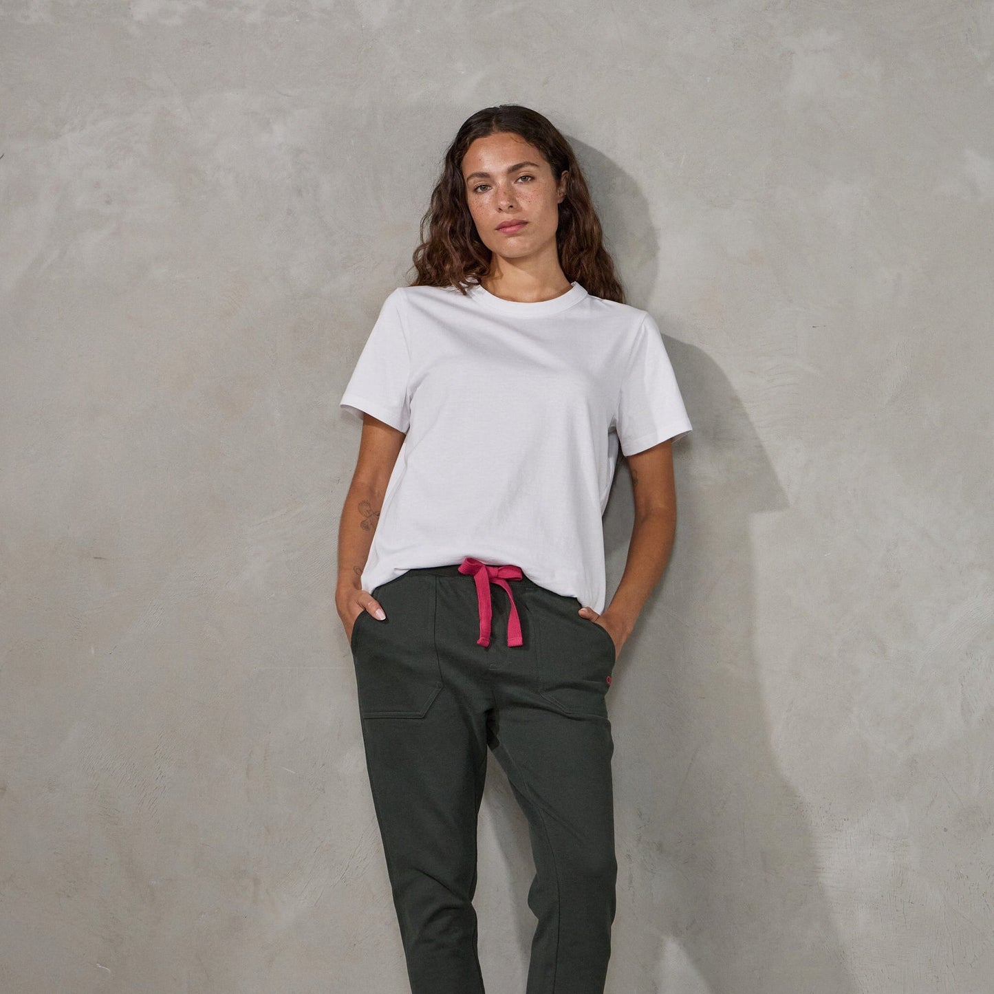 Boyfriend Tee White Tee Shirt Organic Crew