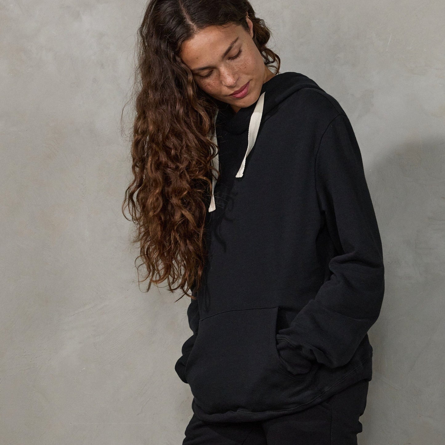 JUST ARRIVED Australian Made Organic Cotton Hoodie Black Sweater Organic Crew