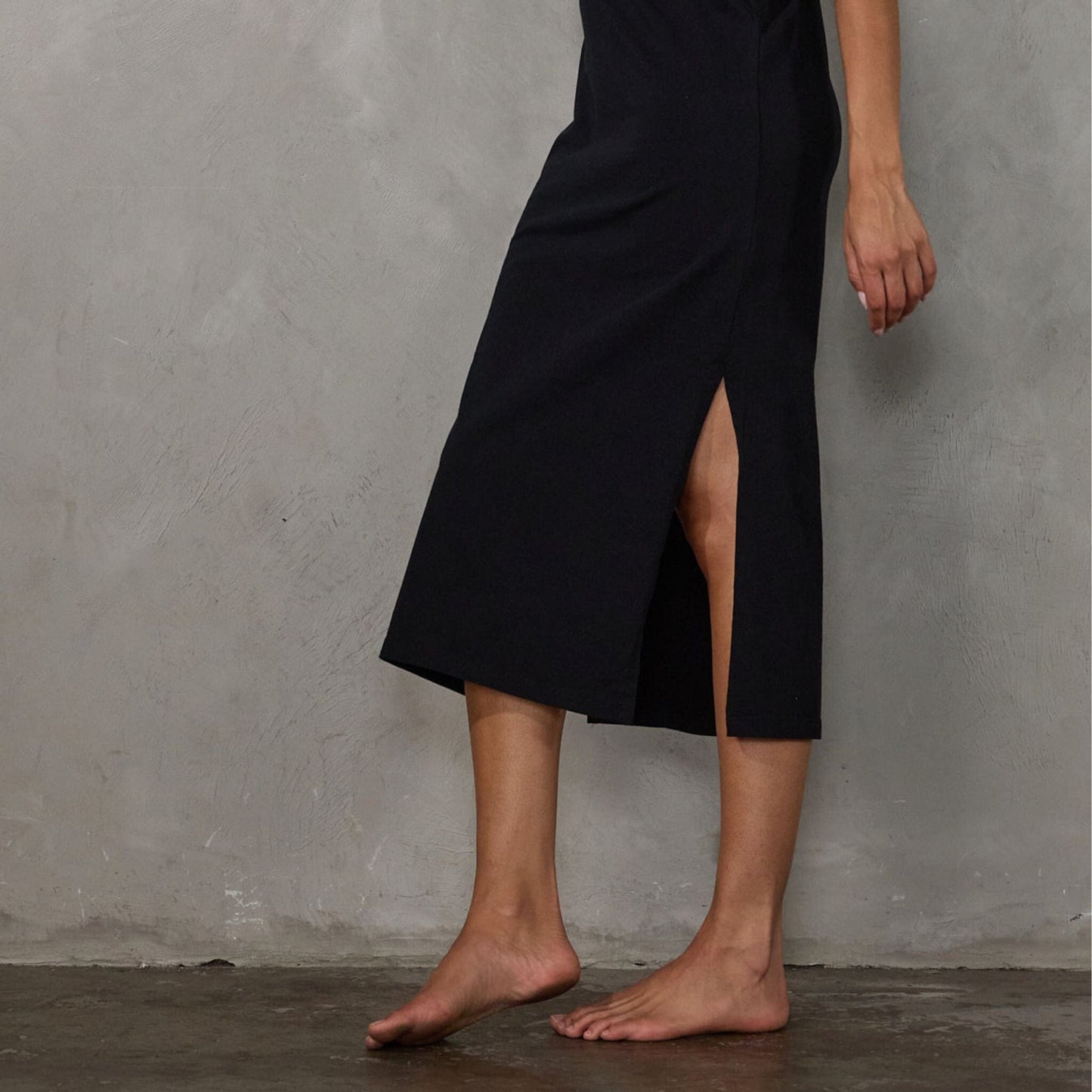 Vie Dress Black dress Organic Crew