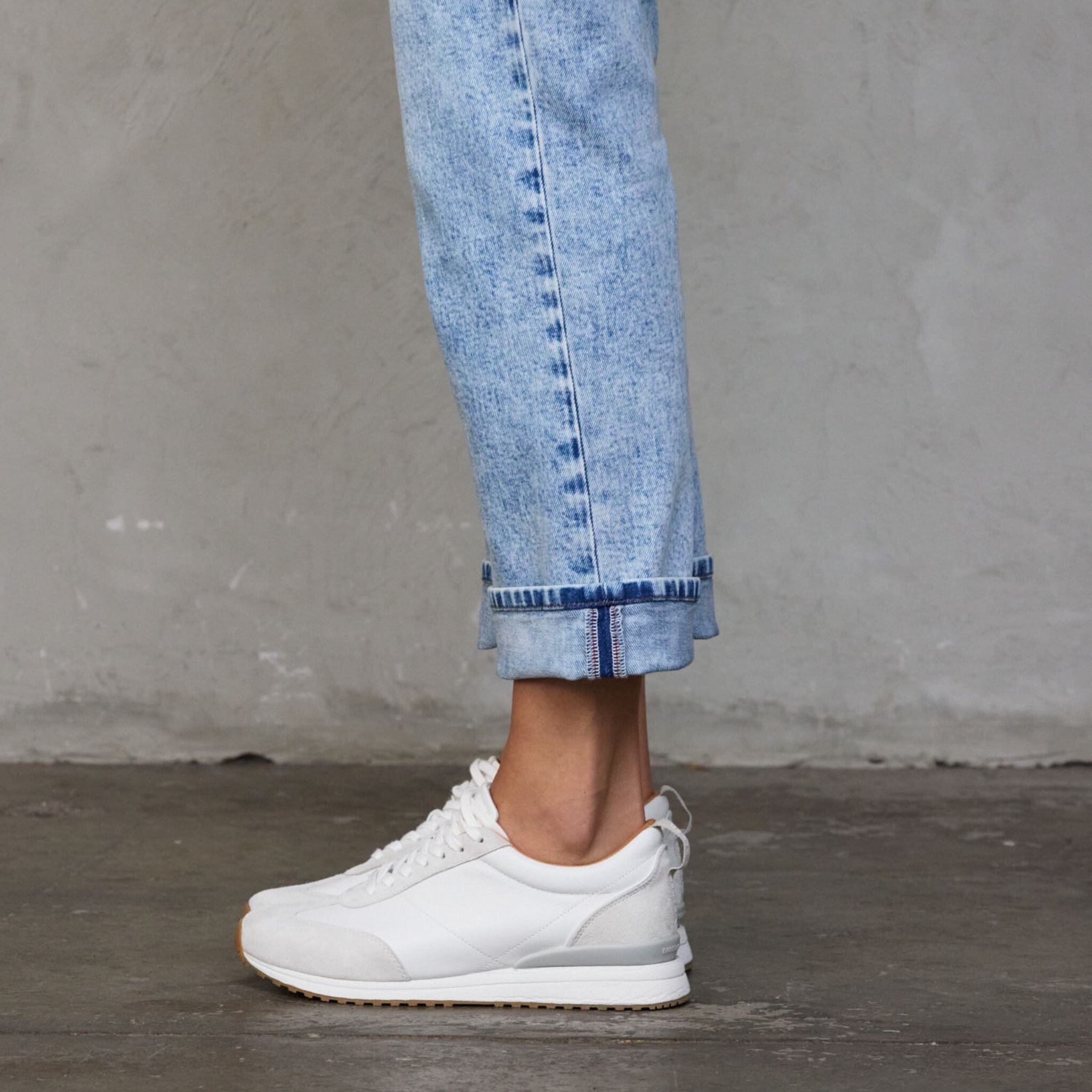 Snow Wash Teddy Jean pants Organic Crew