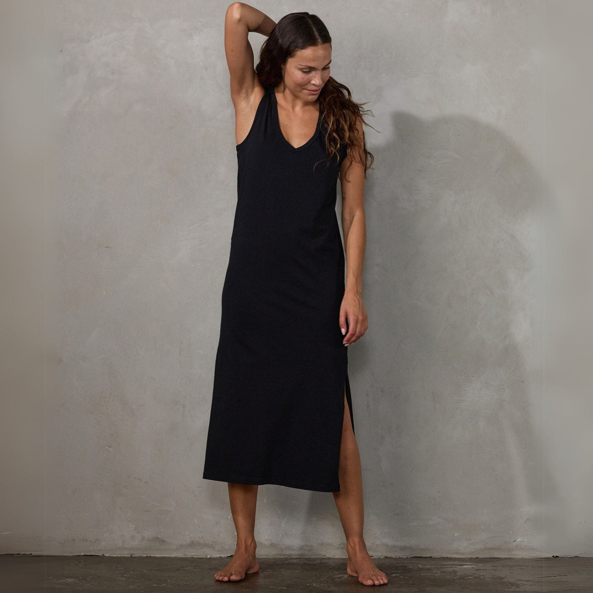 Vie Dress Black dress Organic Crew