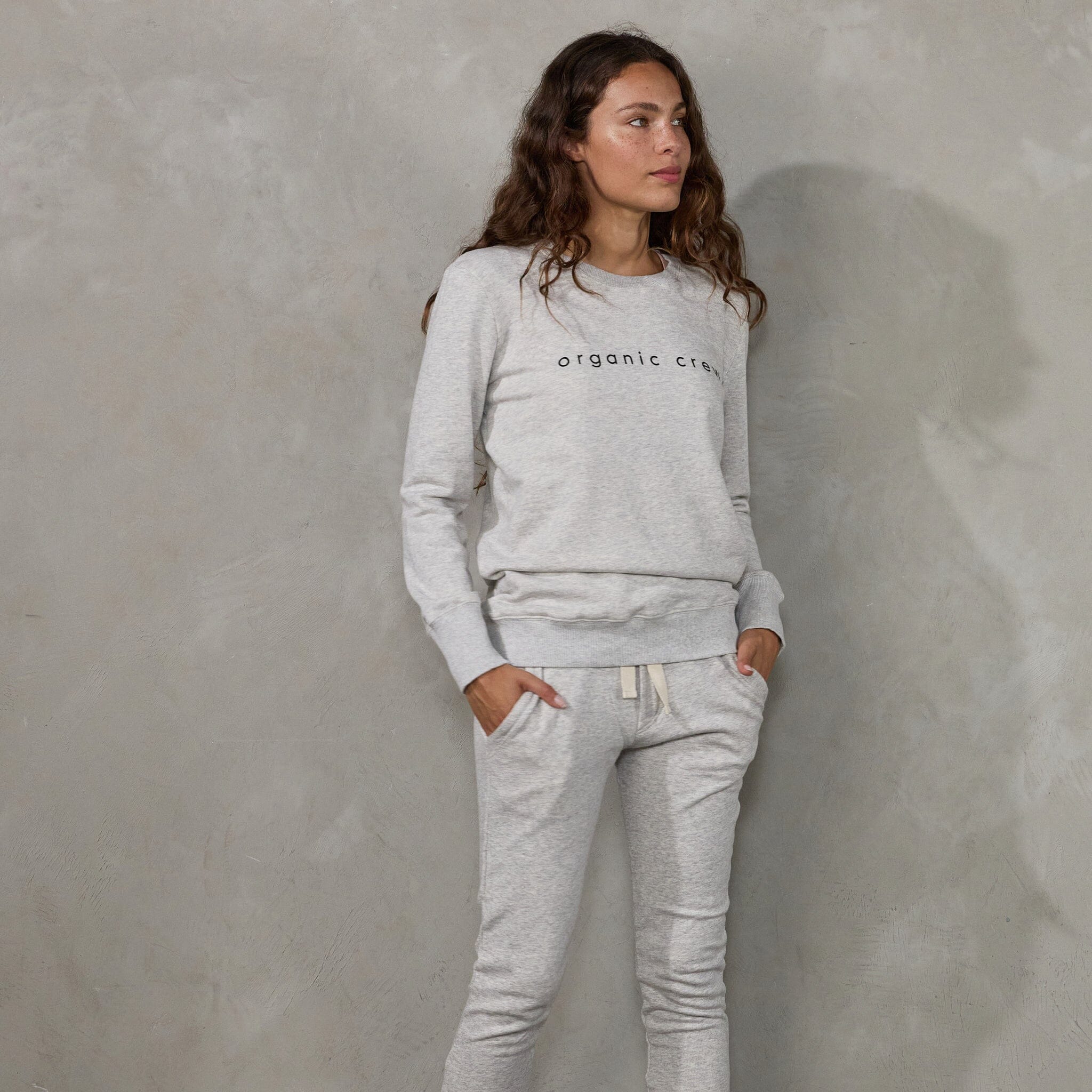 Boyfriend Sweater Grey OC Sweater Organic Crew