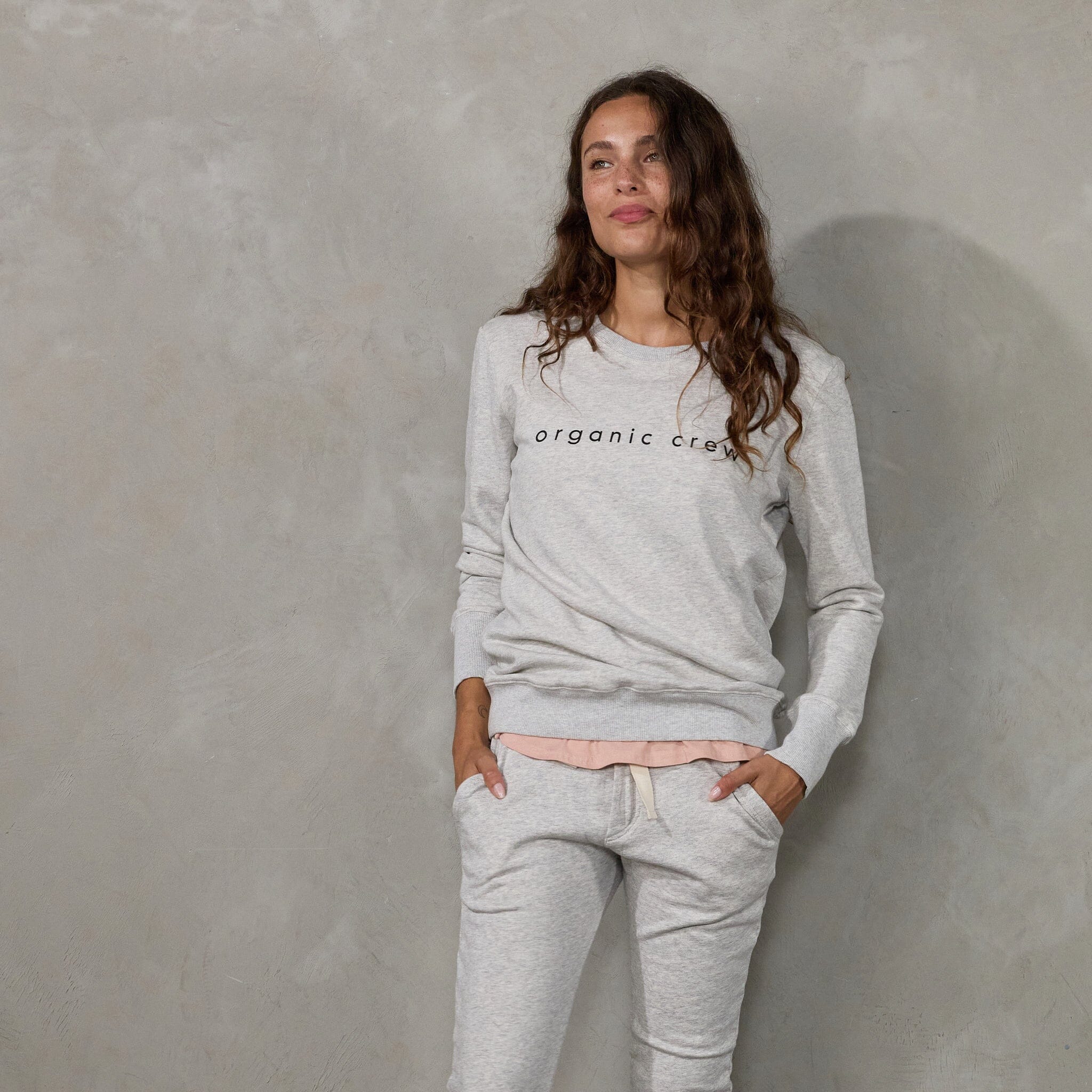 Boyfriend Sweater Grey OC Sweater Organic Crew