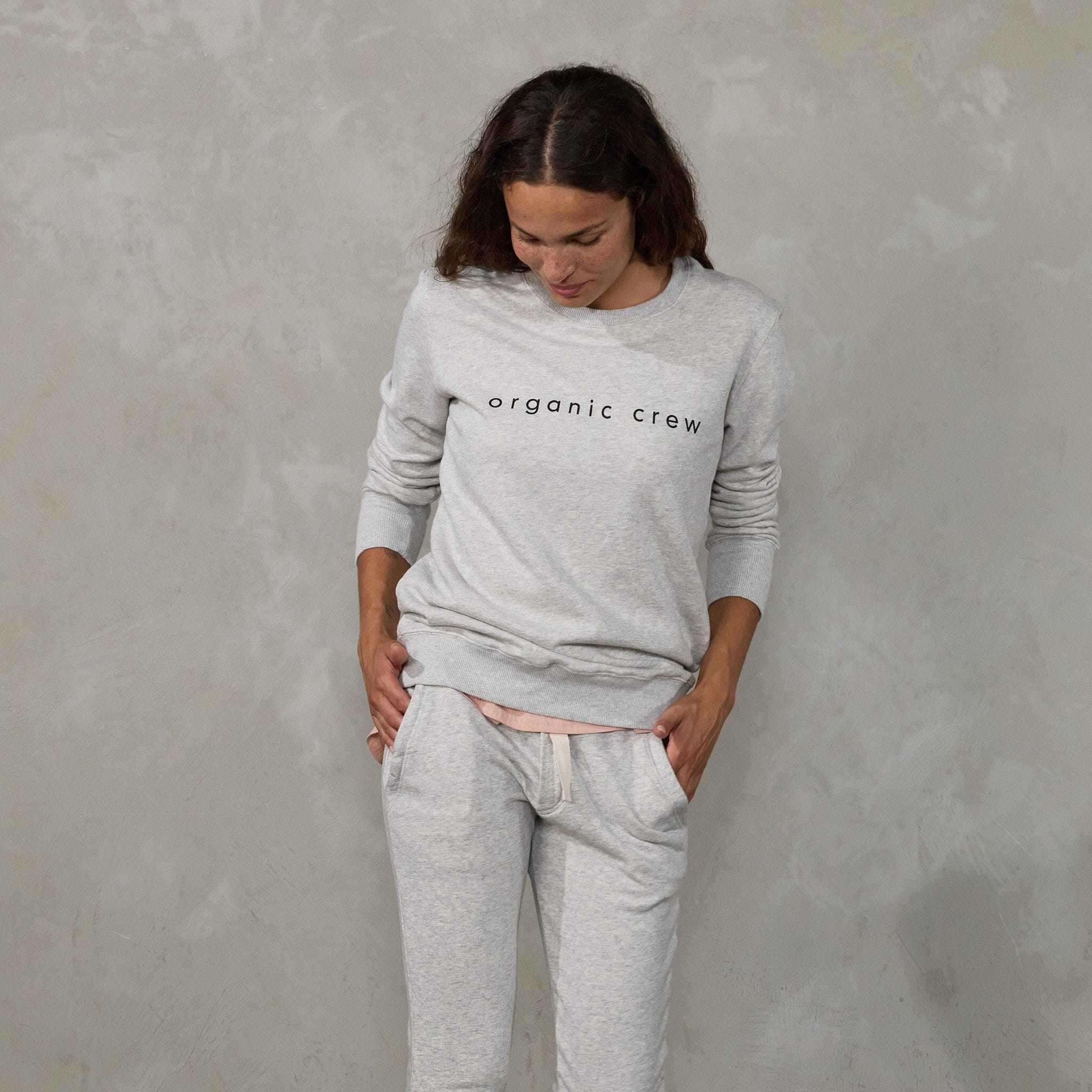 Boyfriend Sweater Grey OC Sweater Organic Crew