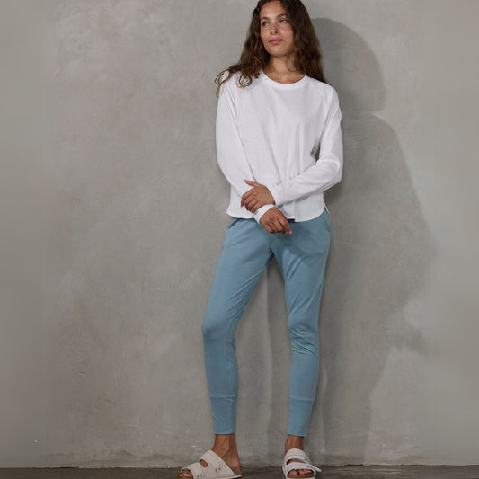 Lounge Pant Steel Blue pants Organic Crew