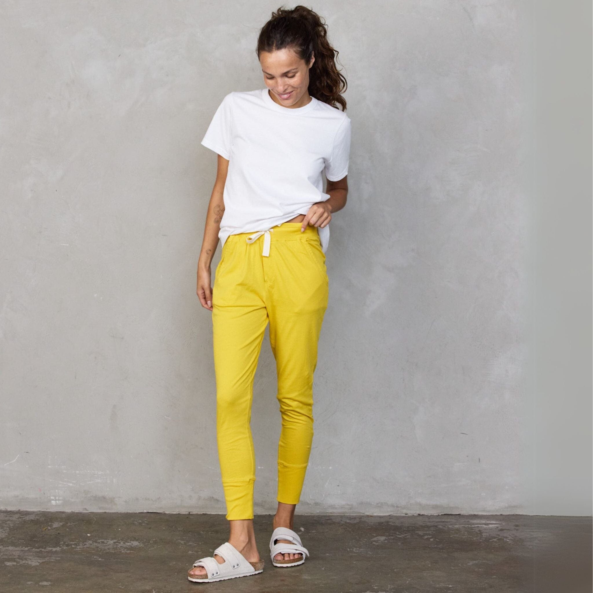 Lounge Pant Saffron pants Organic Crew