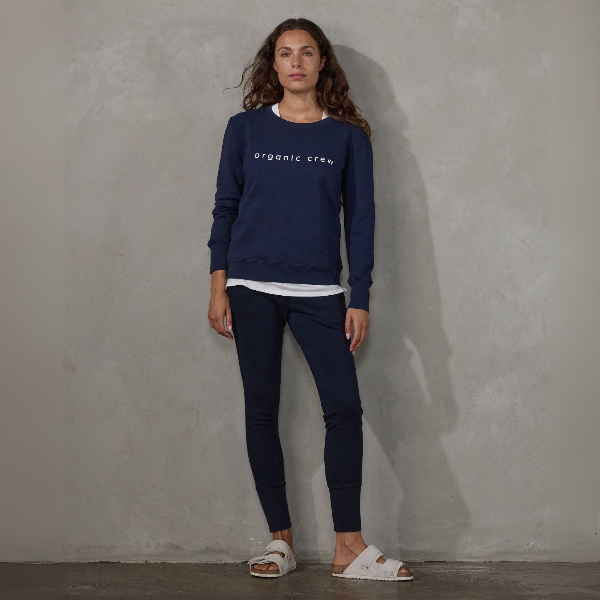 Crew Pant Navy pants Organic Crew