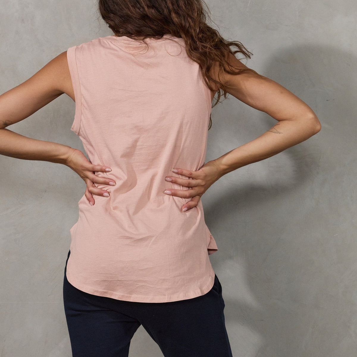Perfecto Tank Dusty Pink Tank Organic Crew