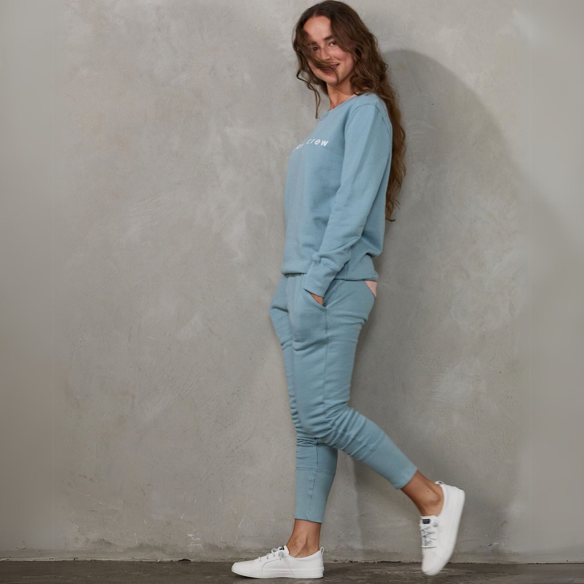 Crew Pant Steel Blue pants Organic Crew