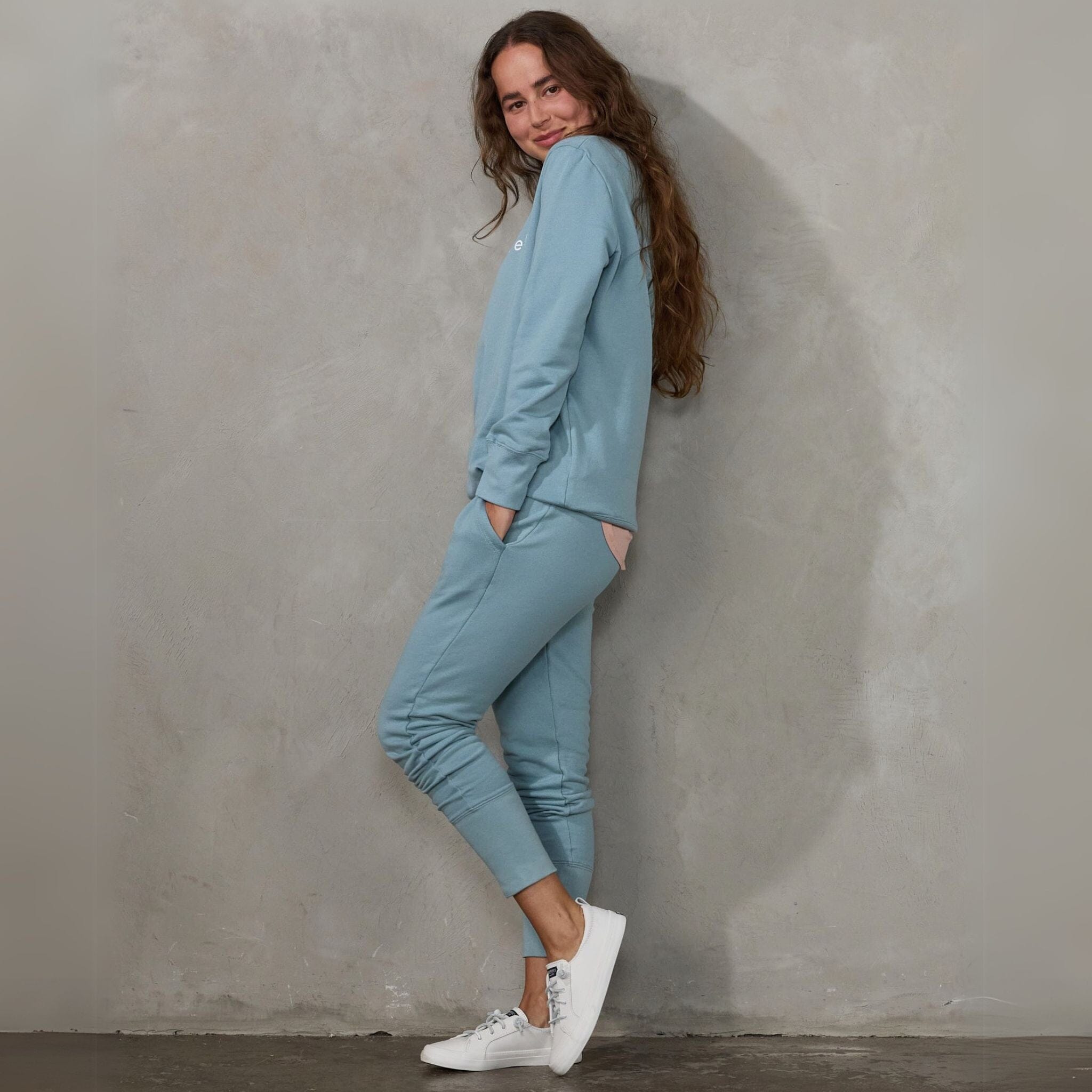 Crew Pant Steel Blue pants Organic Crew