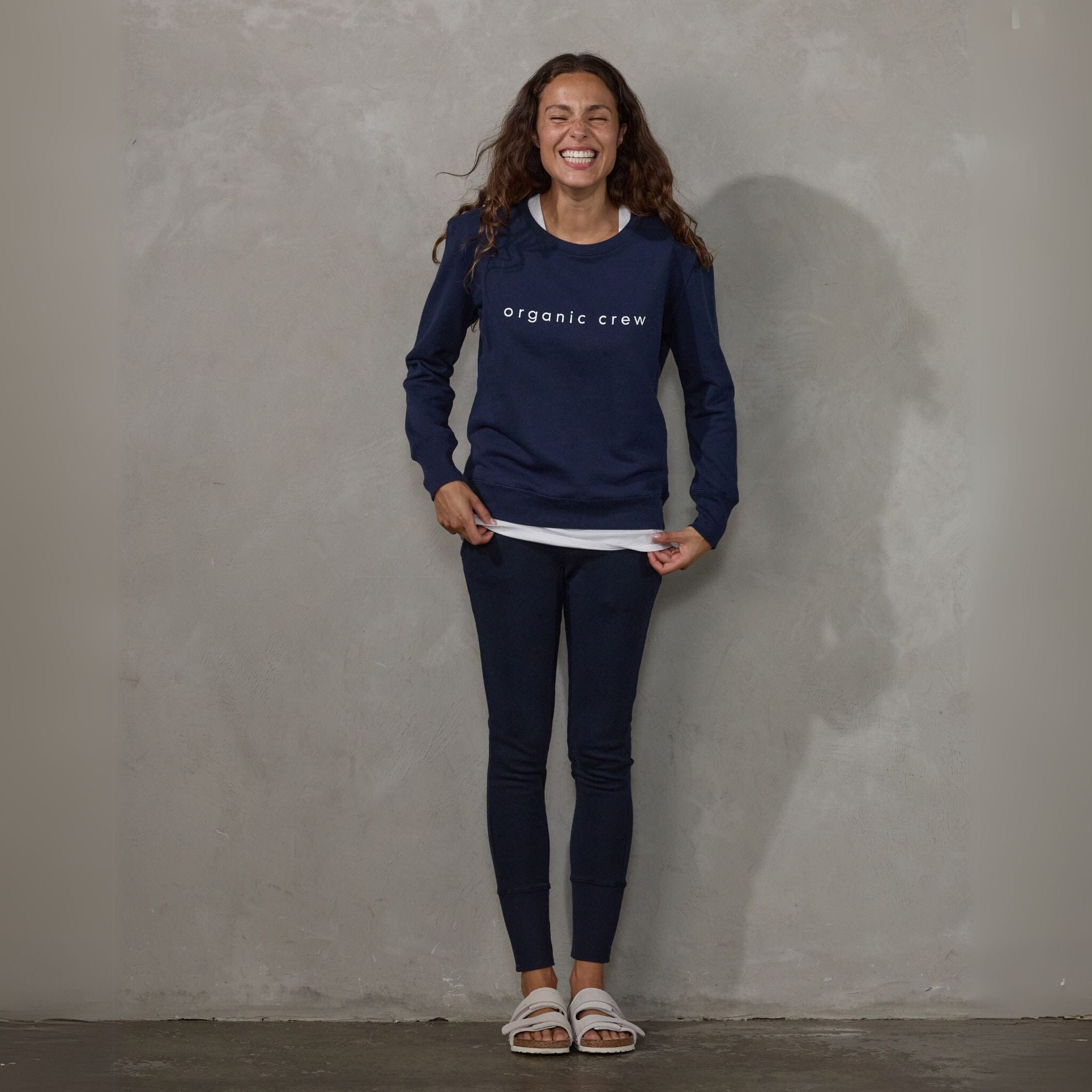 Crew Pant Navy pants Organic Crew