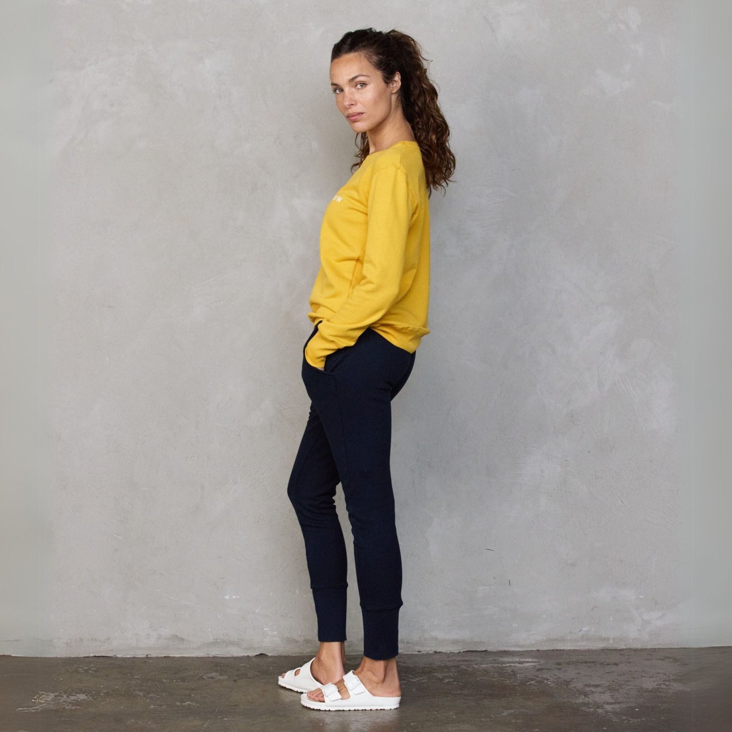Boyfriend Sweater Saffron OC Sweater Organic Crew