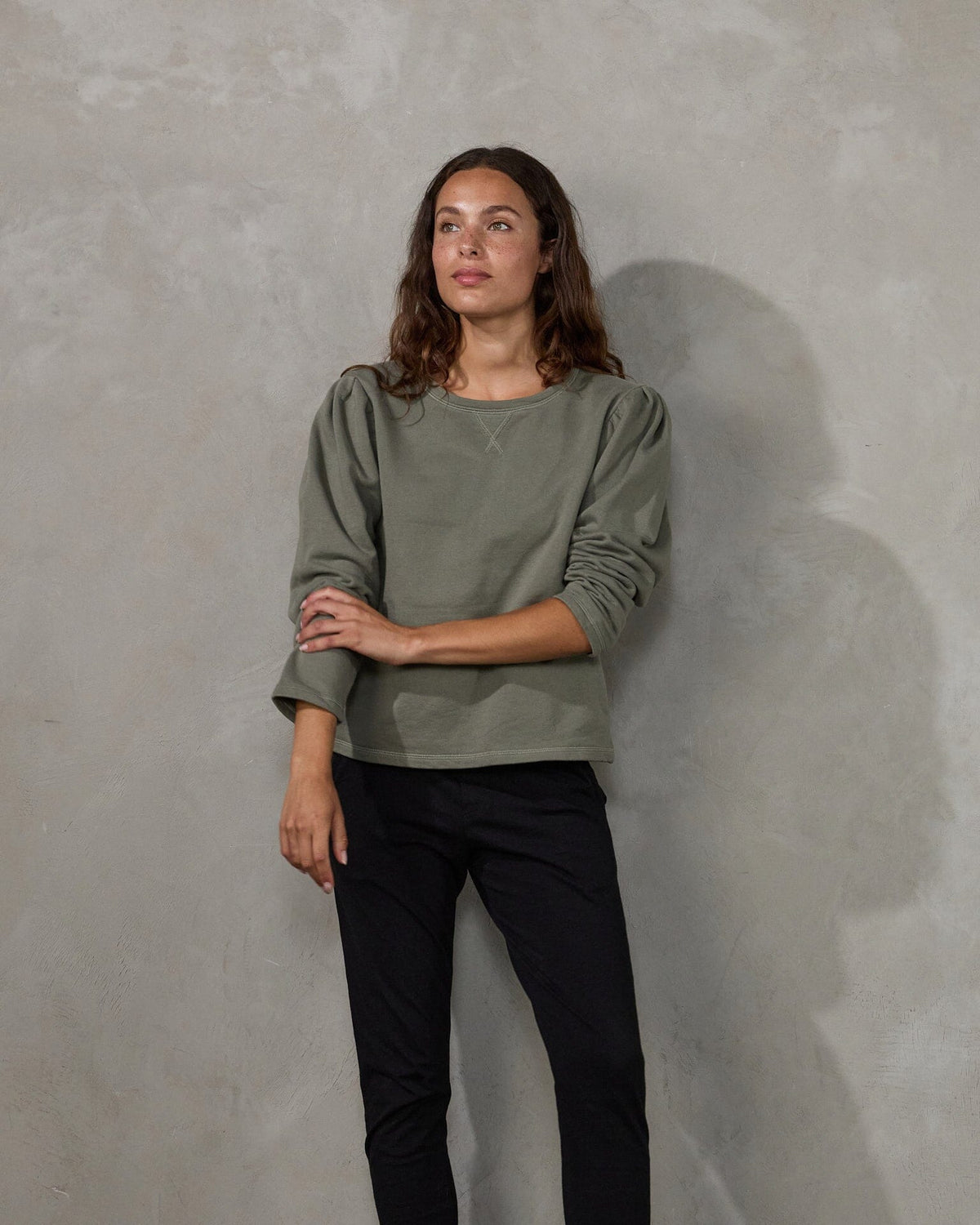 Lounge Pant Black (black drawstring) pants Organic Crew