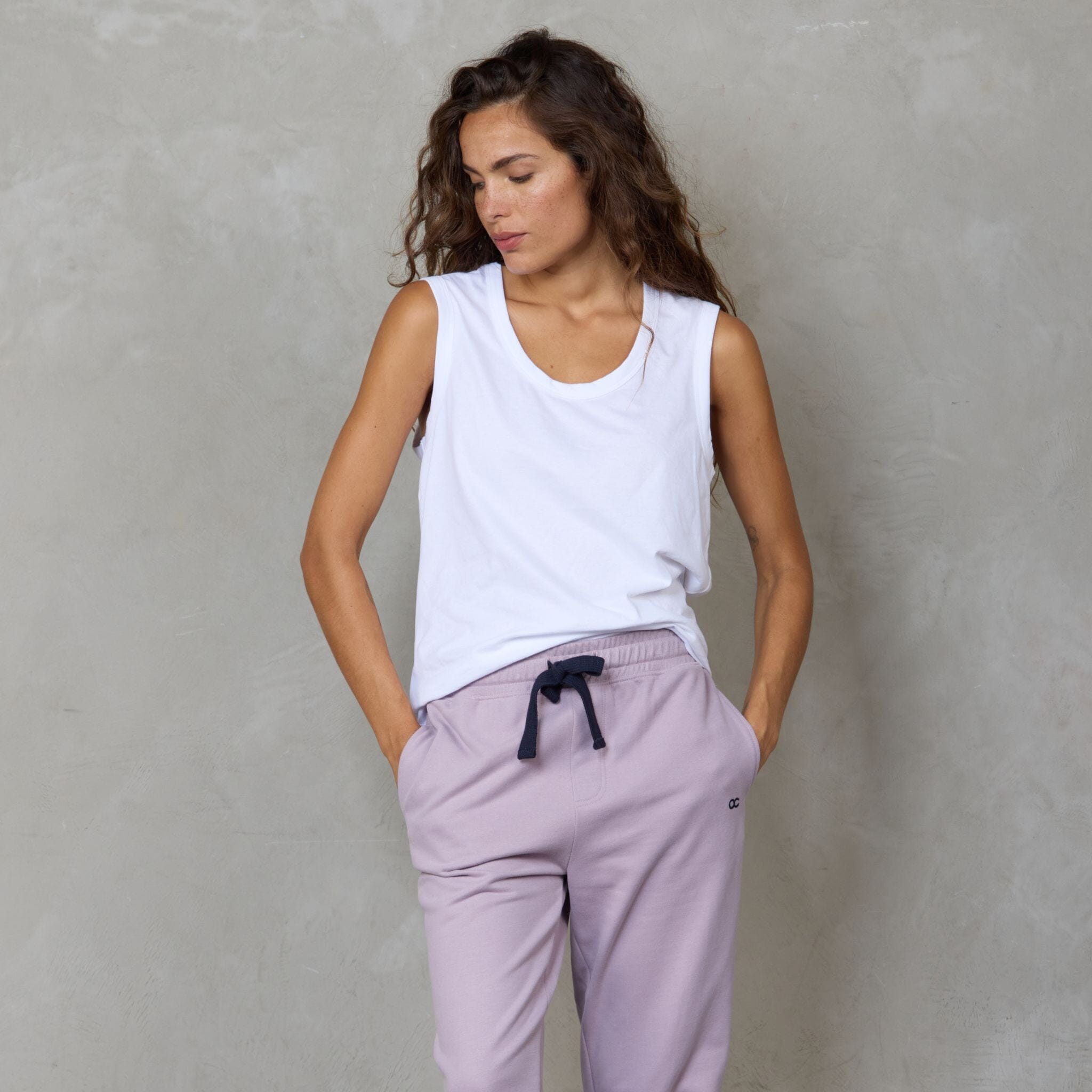 George Organic Cotton Soft Versatile Tank White Tank Organic Crew