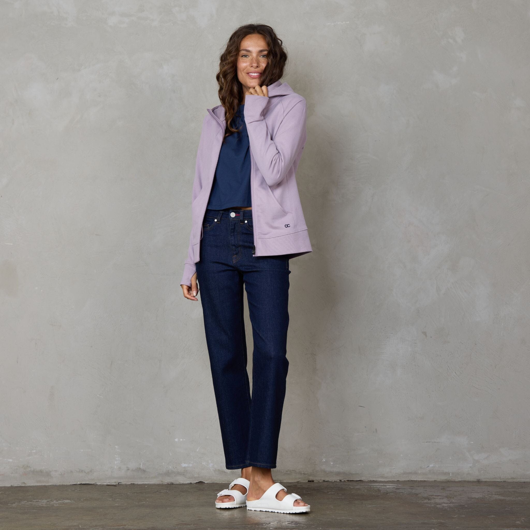 Teddy Organic Cotton Straight Leg Jean Dark Indigo pants Organic Crew