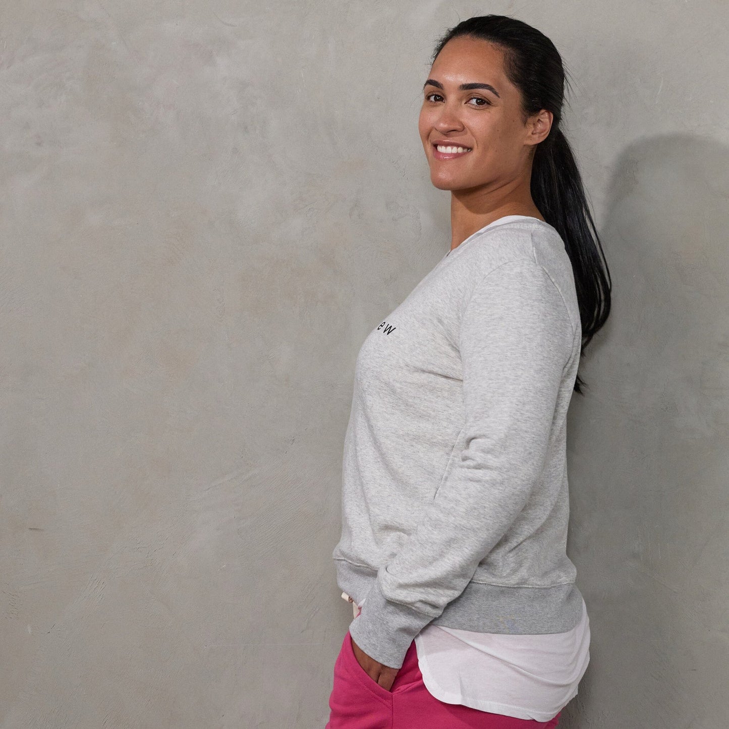 Boyfriend Sweater Grey OC Sweater Organic Crew