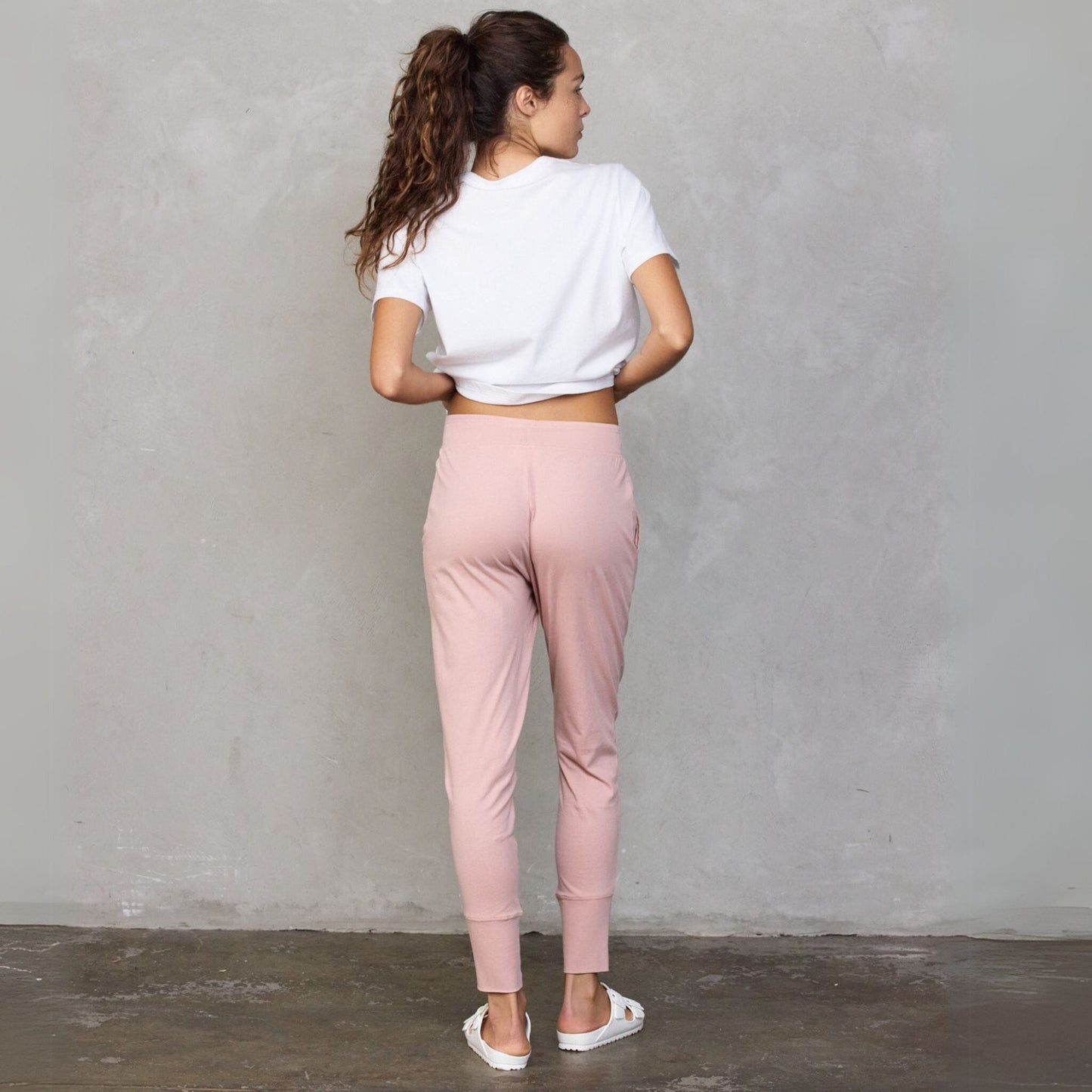 Lounge Pant Dusty Pink pants Organic Crew
