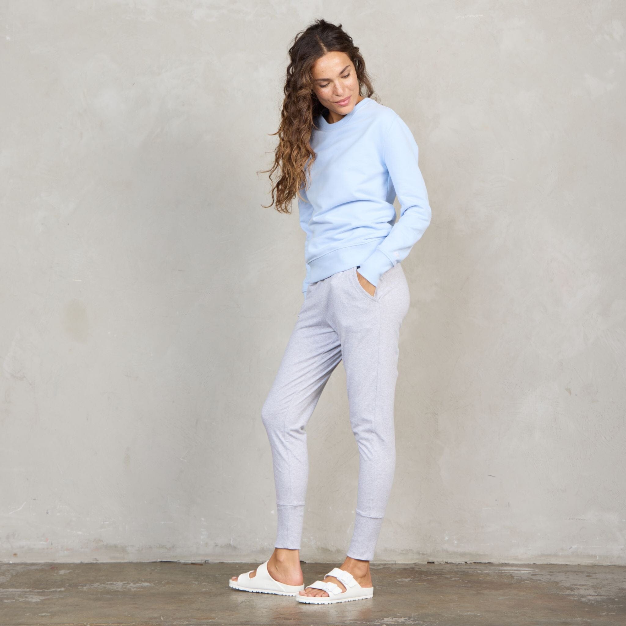 Lounge Pant Organic Cotton Grey pants Organic Crew