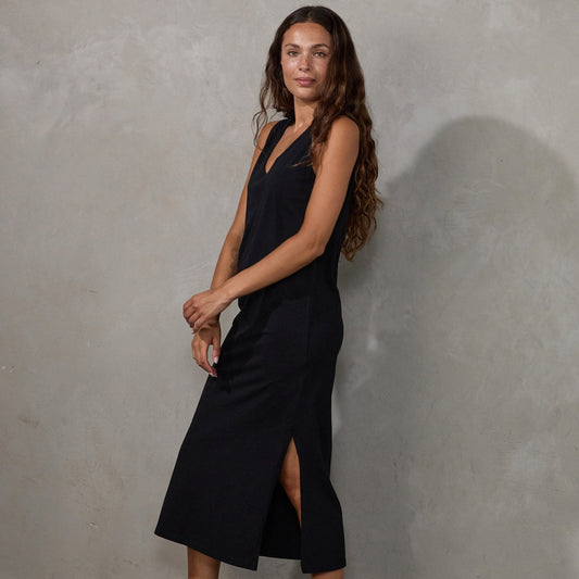 Vie Dress Black dress Organic Crew
