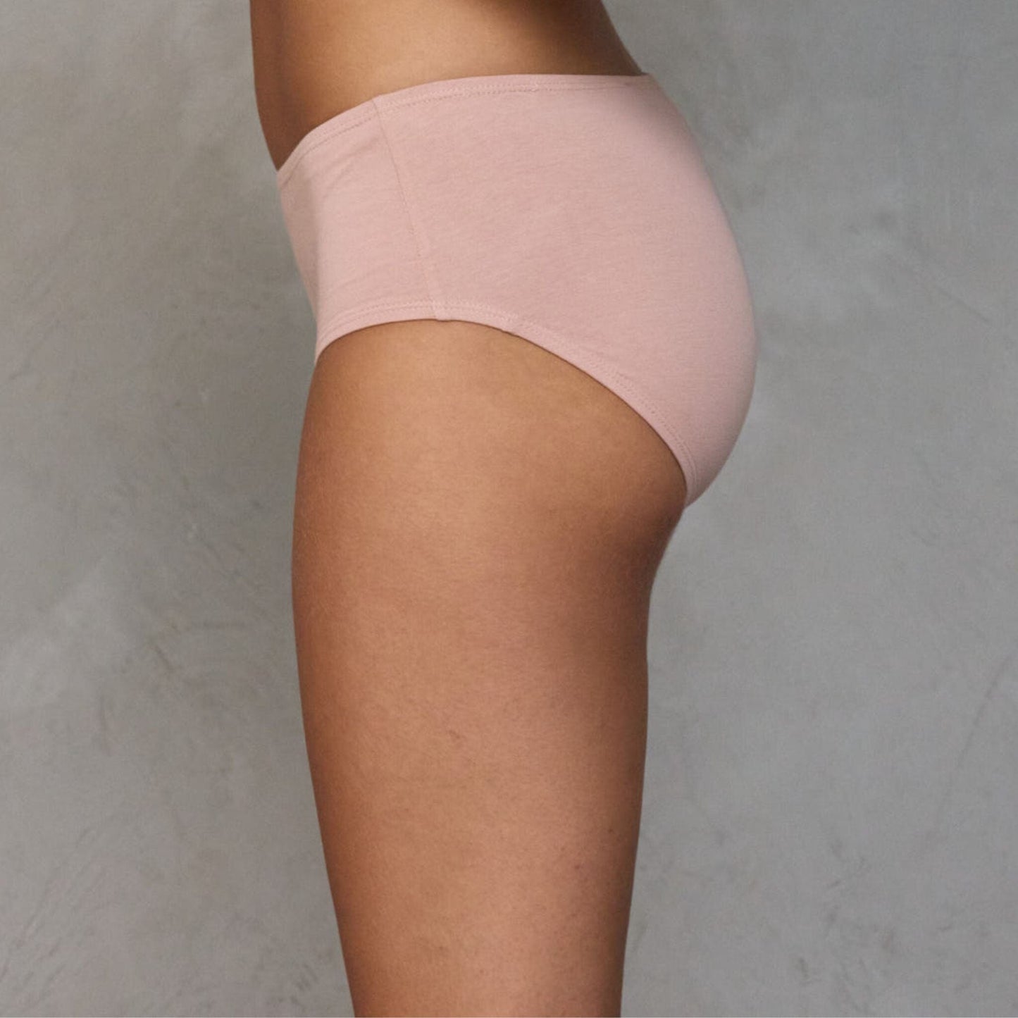 Asha Full Brief - Blush (2 PACK) brief Organic Crew