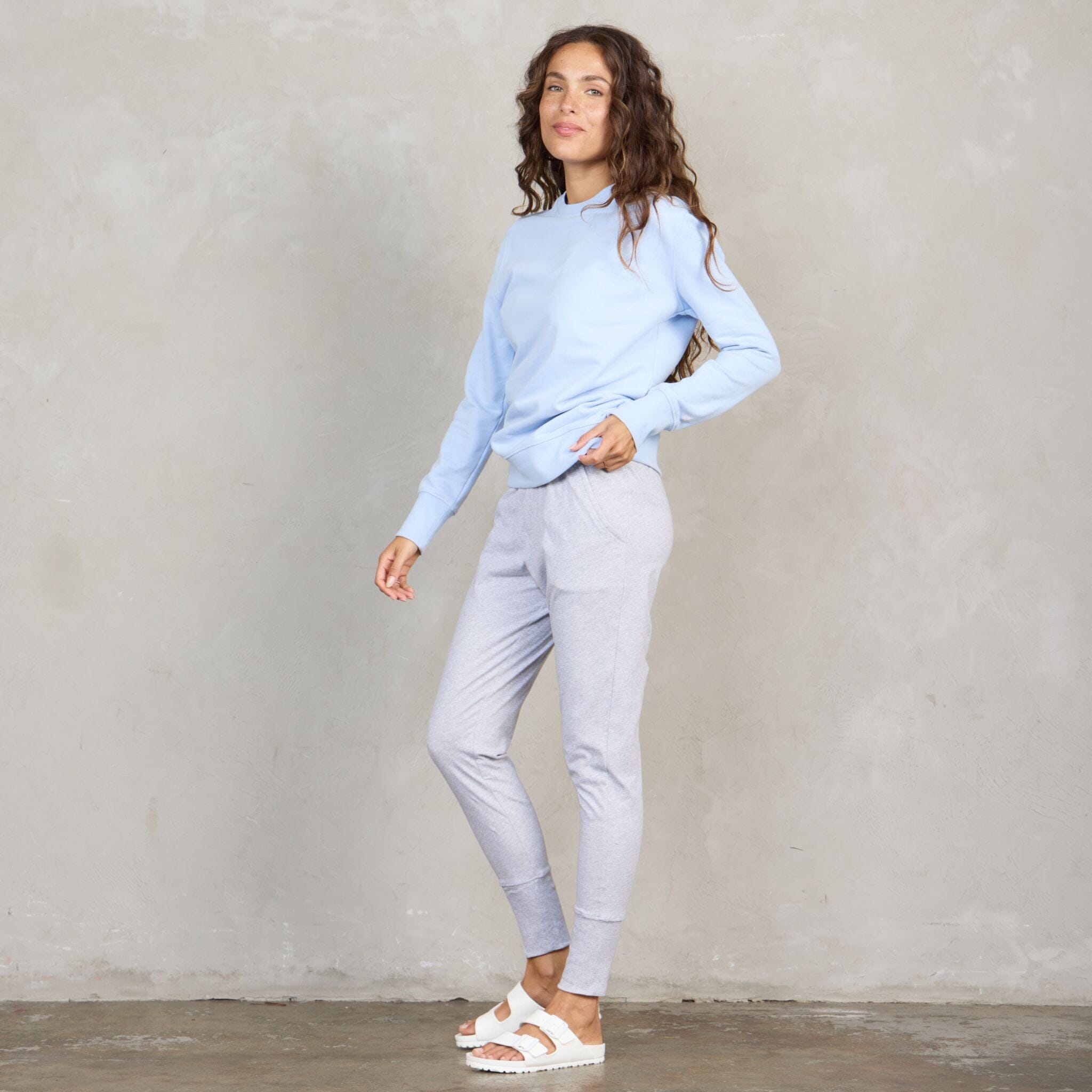 Lounge Pant Organic Cotton Grey pants Organic Crew