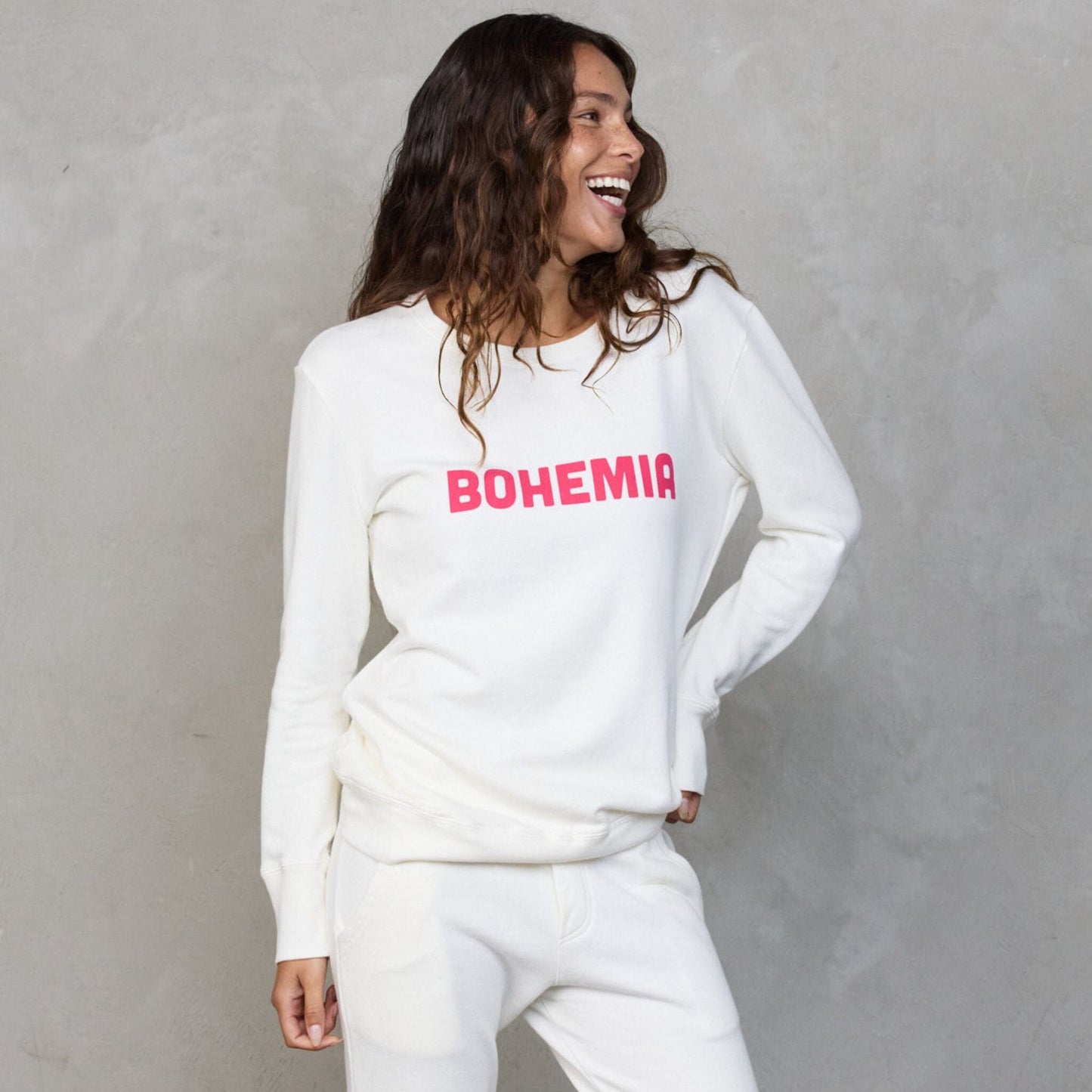 Boyfriend Sweater Natural BOHEMIA Sweater Organic Crew