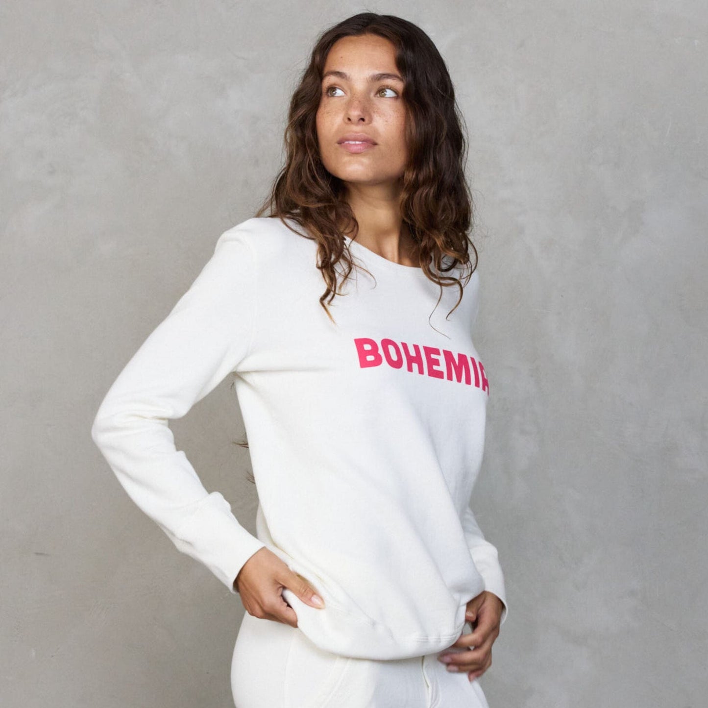 Boyfriend Sweater Natural BOHEMIA Sweater Organic Crew