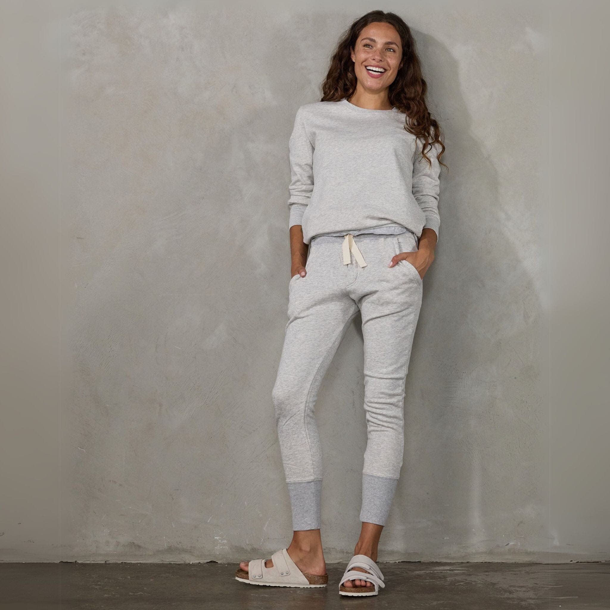 Crew Pant Grey pants Organic Crew