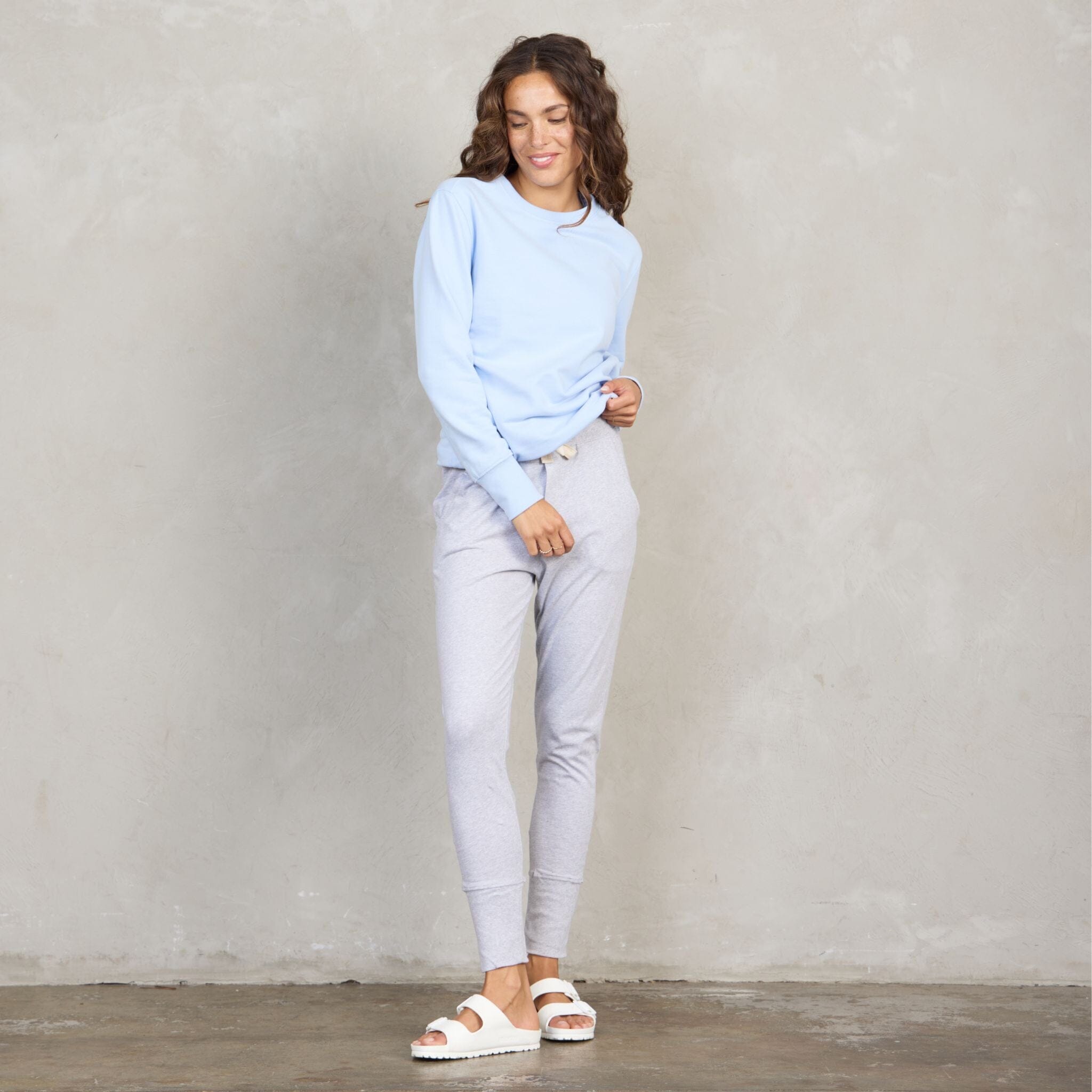 Lounge Pant Organic Cotton Grey pants Organic Crew