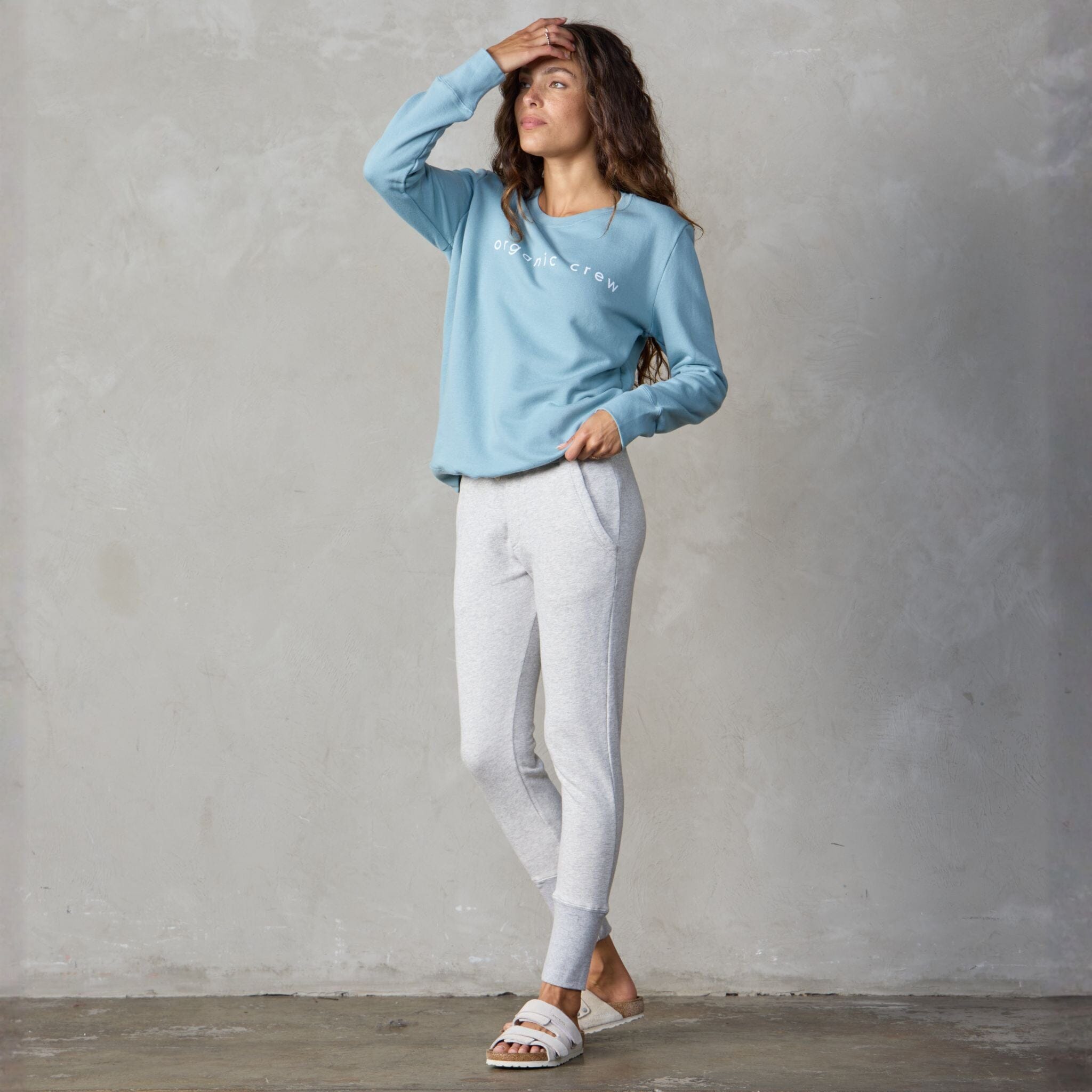 Crew Pant Organic Cotton Grey pants Organic Crew