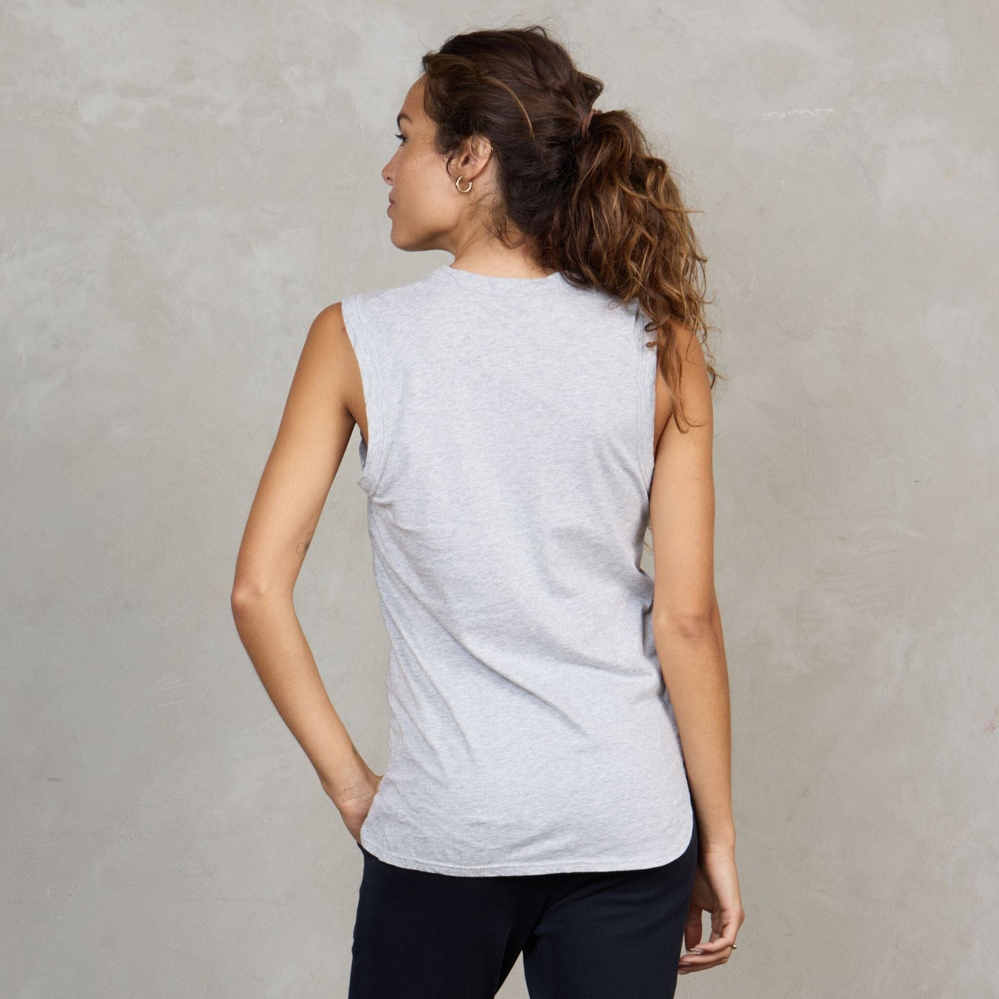 Perfecto Tank Grey Tank Organic Crew