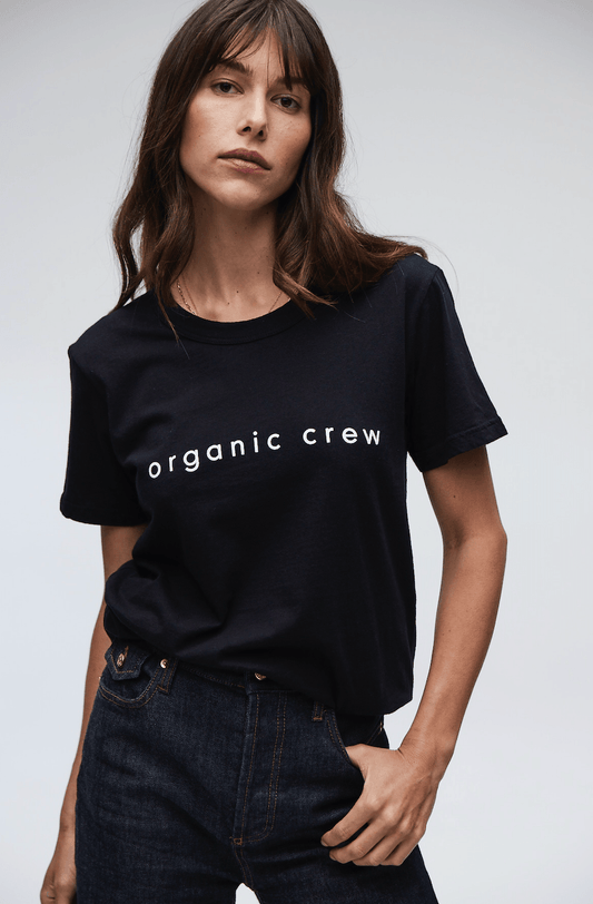 Super Relaxed Tee Black OC Tee Shirt Organic Crew 