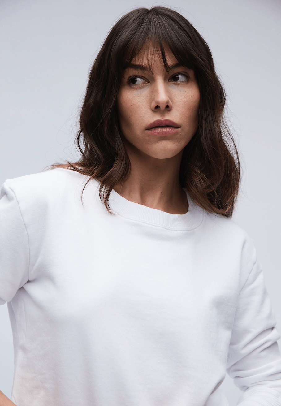 White boyfriend best sale sweater