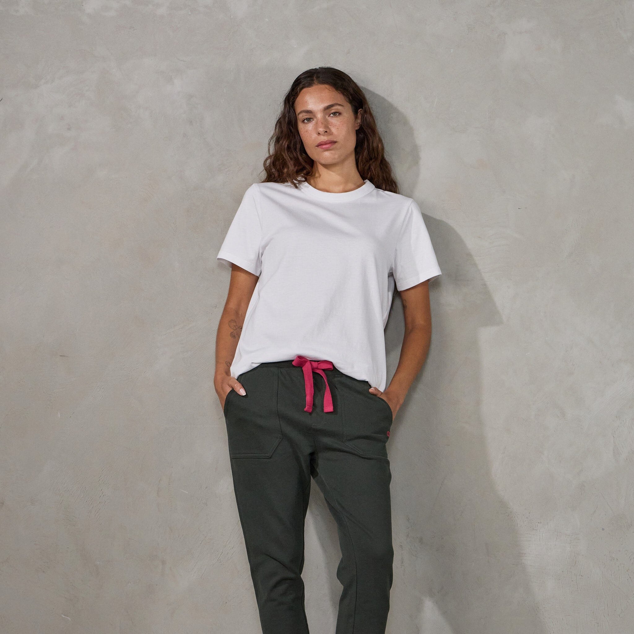 Boyfriend Tee White Tee Shirt Organic Crew 