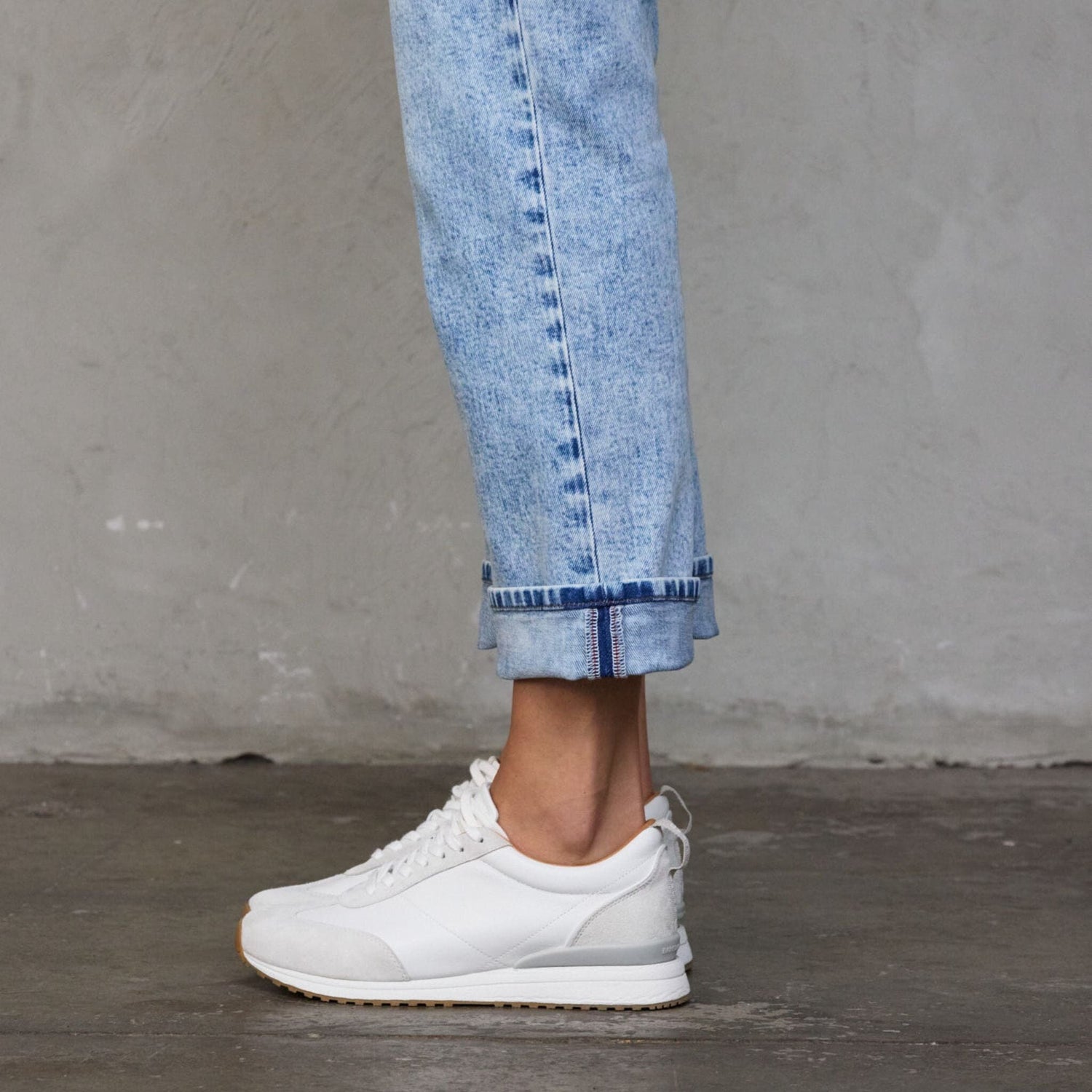 Snow Wash Teddy Jean pants Organic Crew 