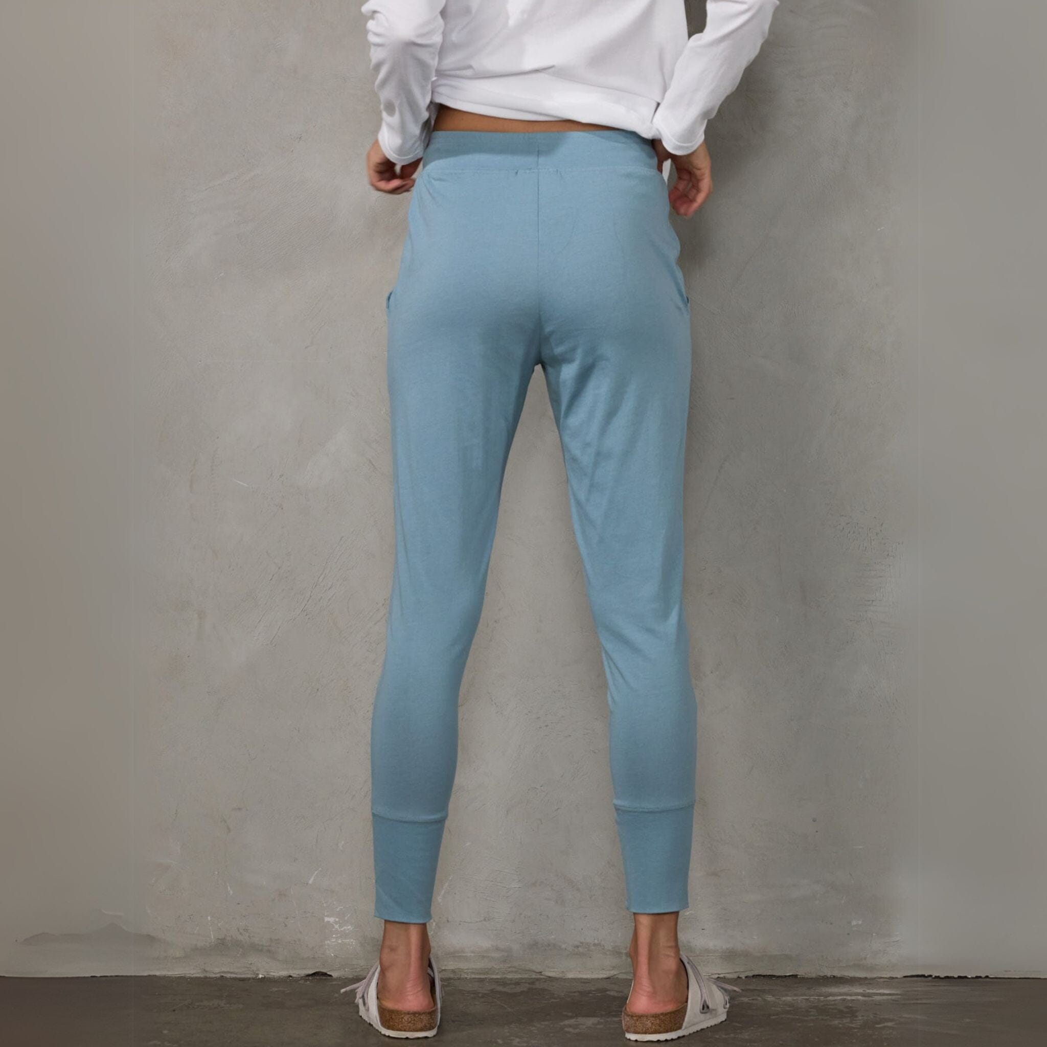 Lounge Pant Steel Blue pants Organic Crew 