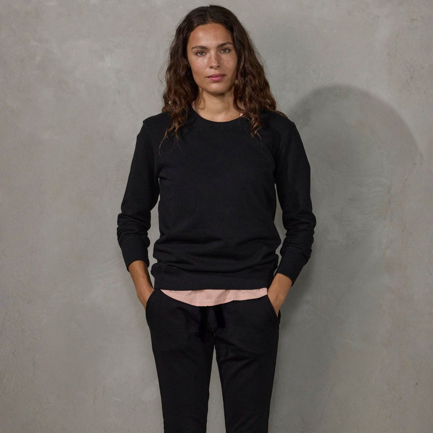 Crew Pant Organic Cotton Black (black drawstring) pants Organic Crew 