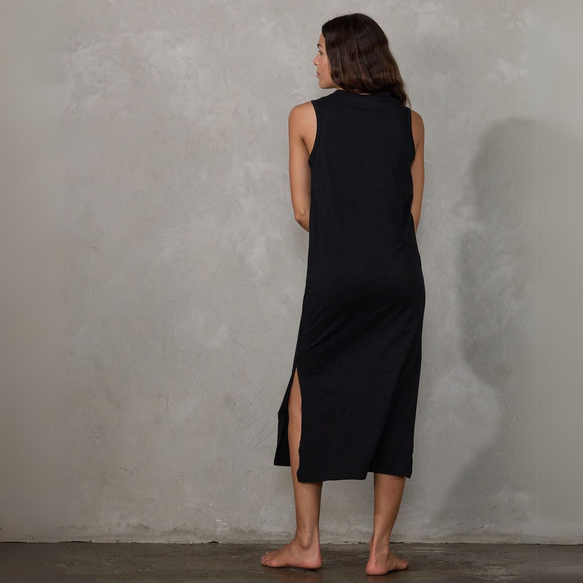 Vie Dress Black dress Organic Crew 