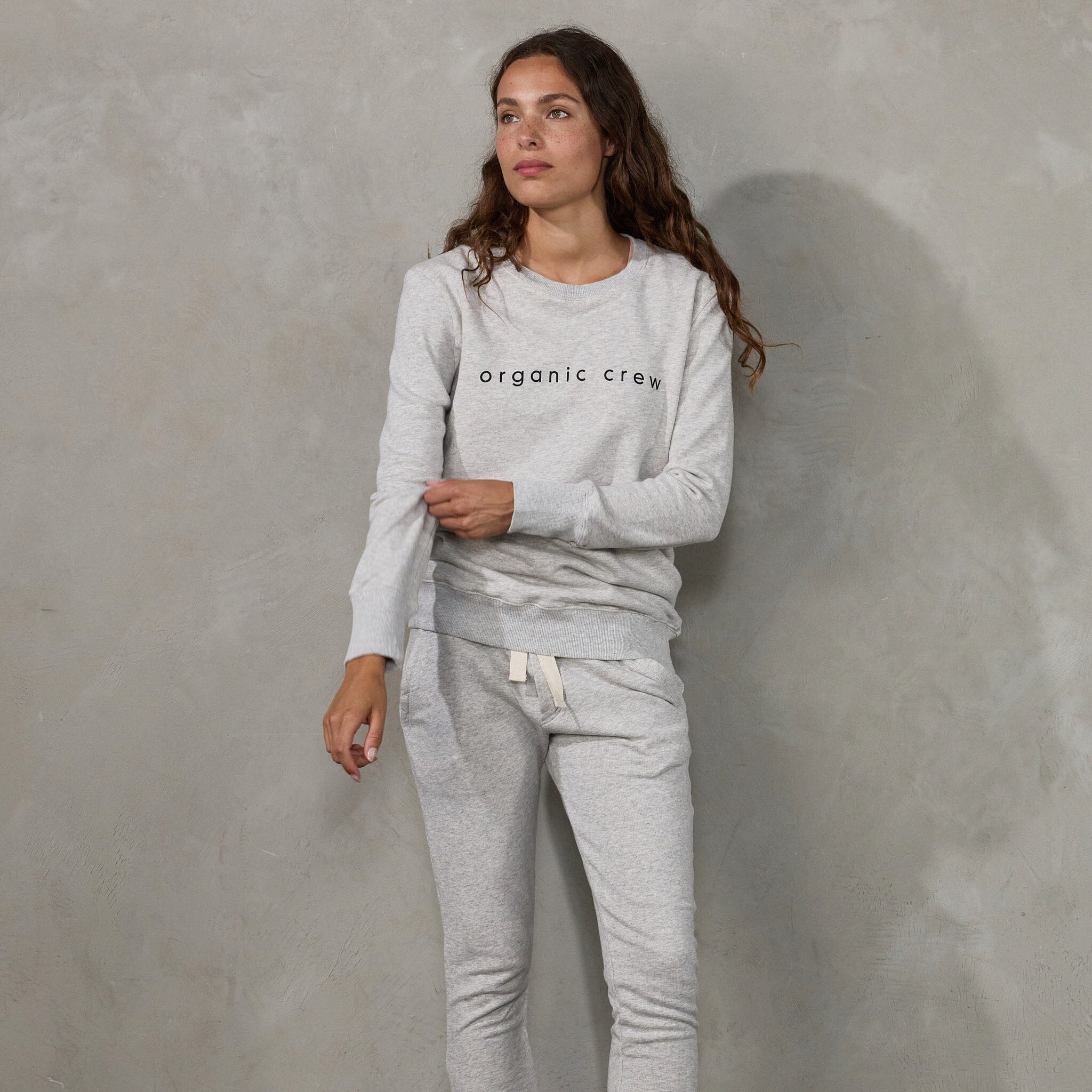Boyfriend Sweater Grey OC Sweater Organic Crew 