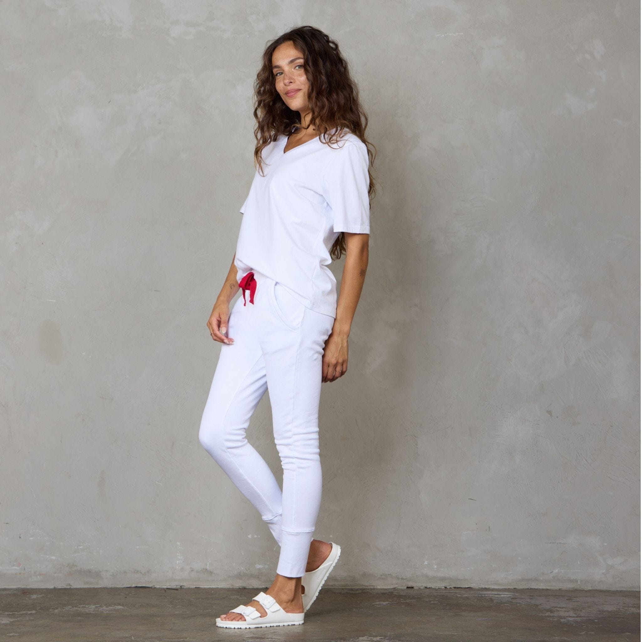 Vie Organic Cotton Tee White Tee Shirt Organic Crew 