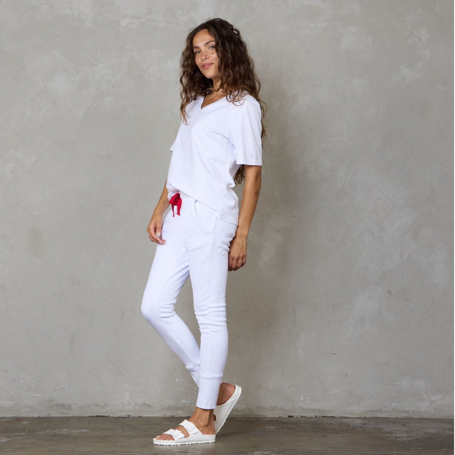 Vie Organic Cotton Tee White Tee Shirt Organic Crew 
