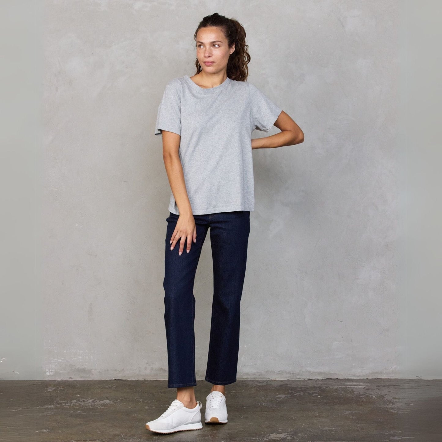 Dark Indigo Teddy Jean pants Organic Crew 