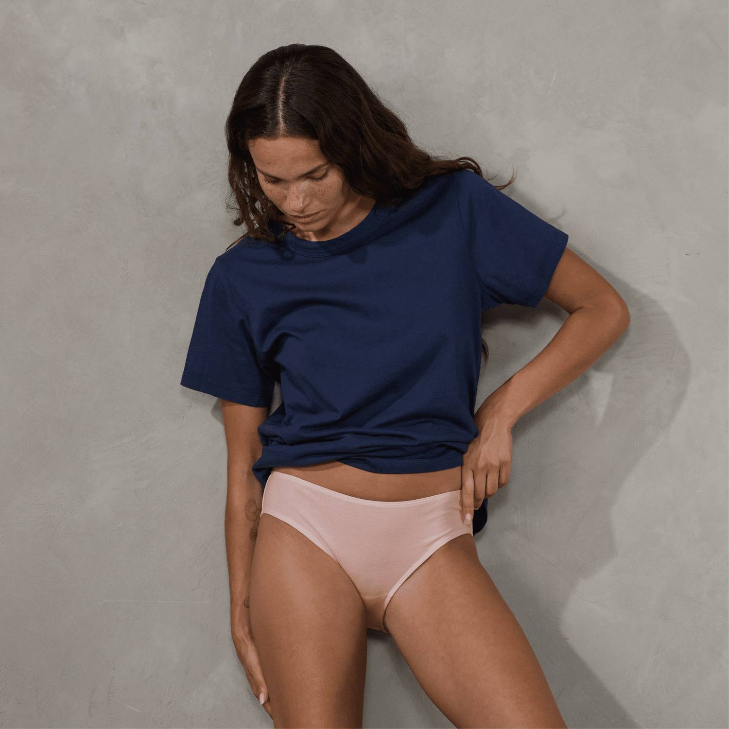 Bella Hipster Brief (2 Pack) Blush brief Organic Crew 