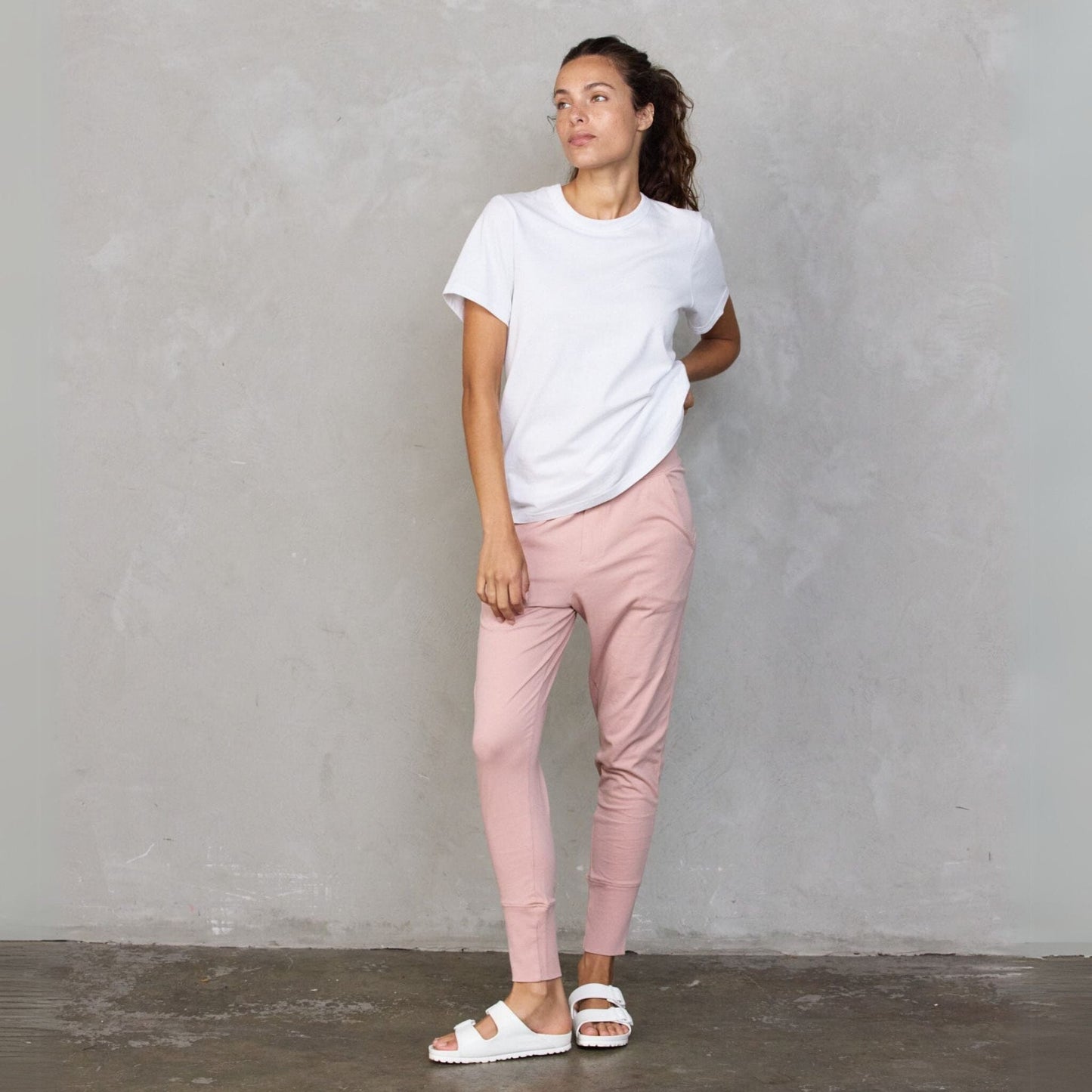 Lounge Pant Dusty Pink pants Organic Crew 