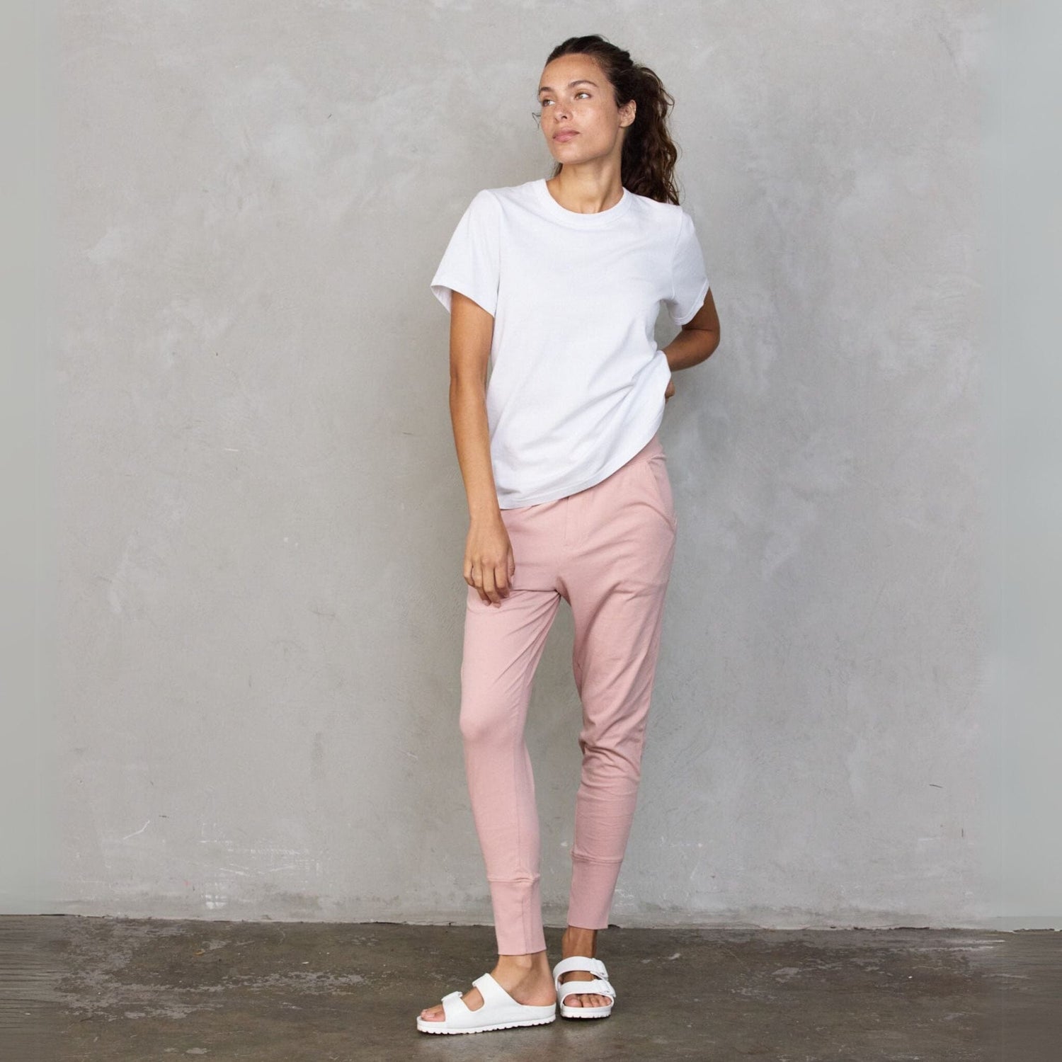 Lounge Pant Dusty Pink pants Organic Crew 