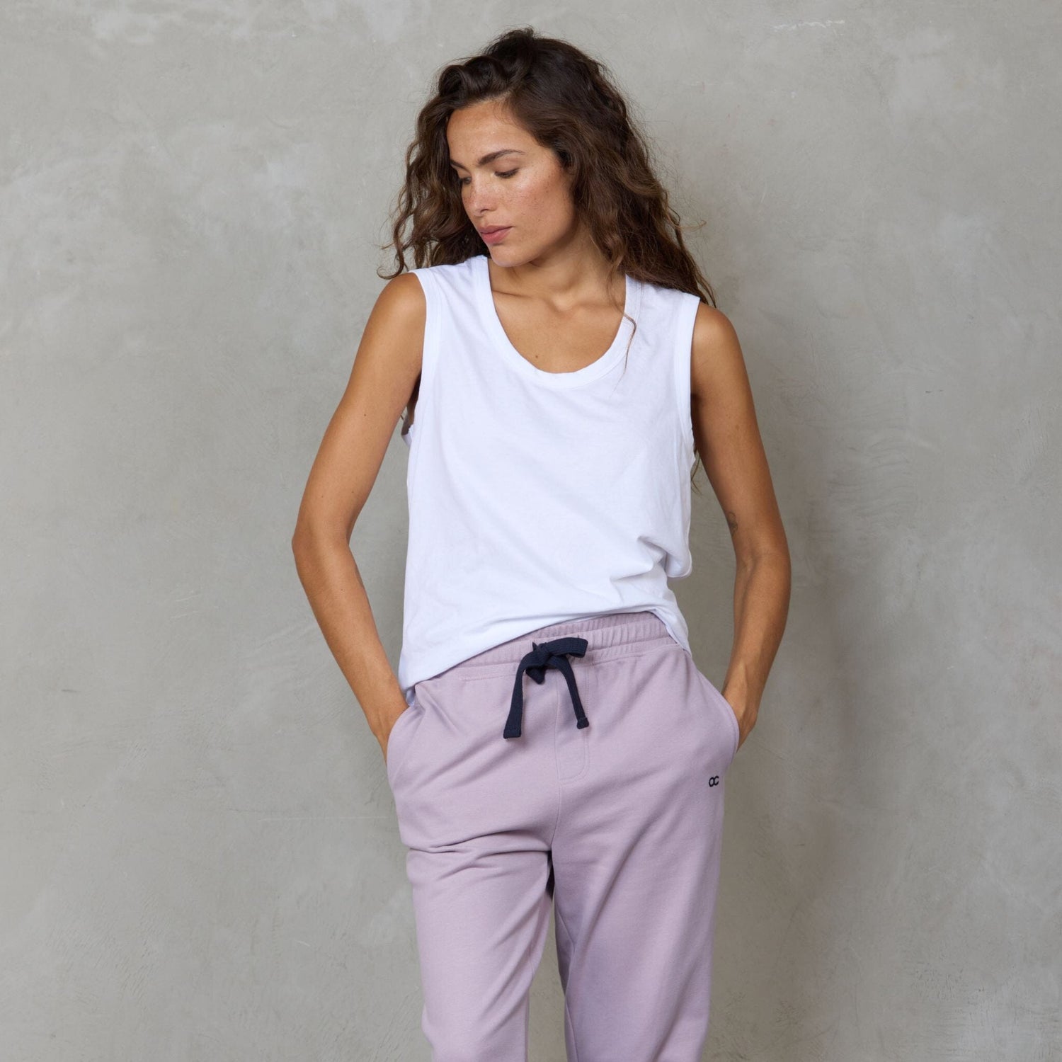 George Organic Cotton Soft Versatile Tank White Tank Organic Crew 