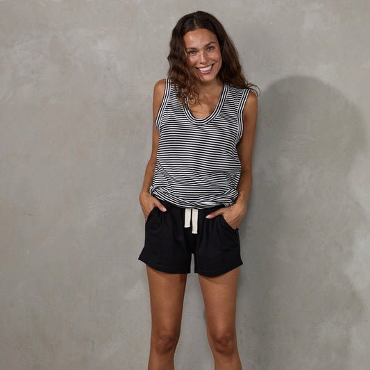 Somers Short Black shorts Organic Crew