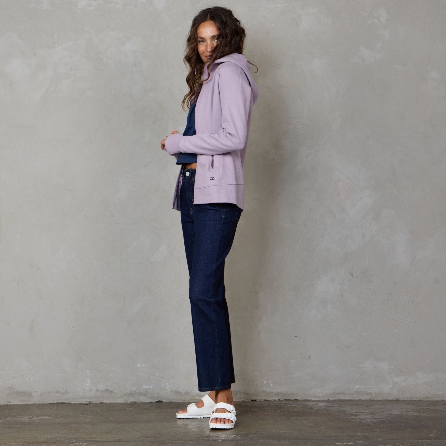 Teddy Organic Cotton Straight Leg Jean Dark Indigo pants Organic Crew 