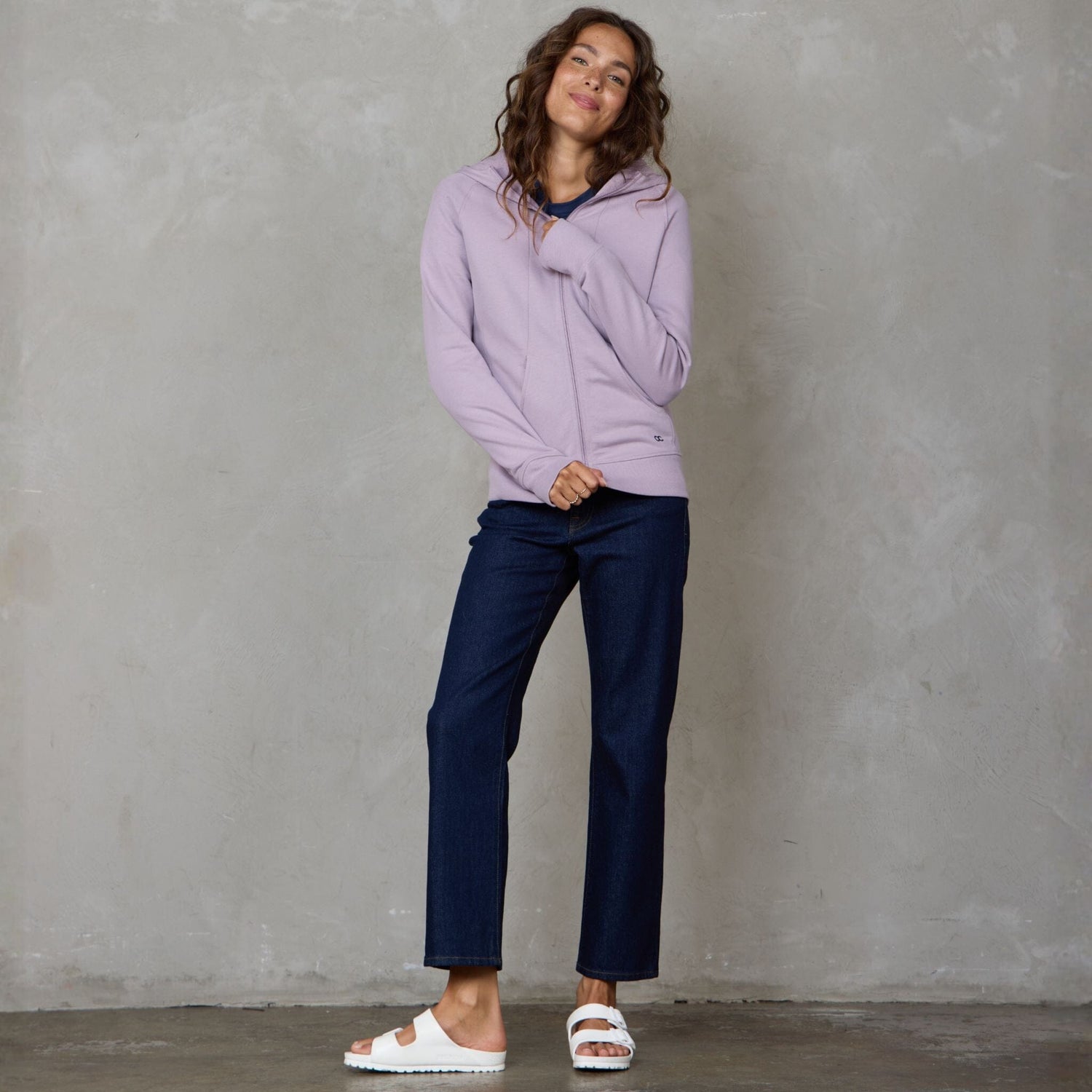 Teddy Organic Cotton Straight Leg Jean Dark Indigo pants Organic Crew 